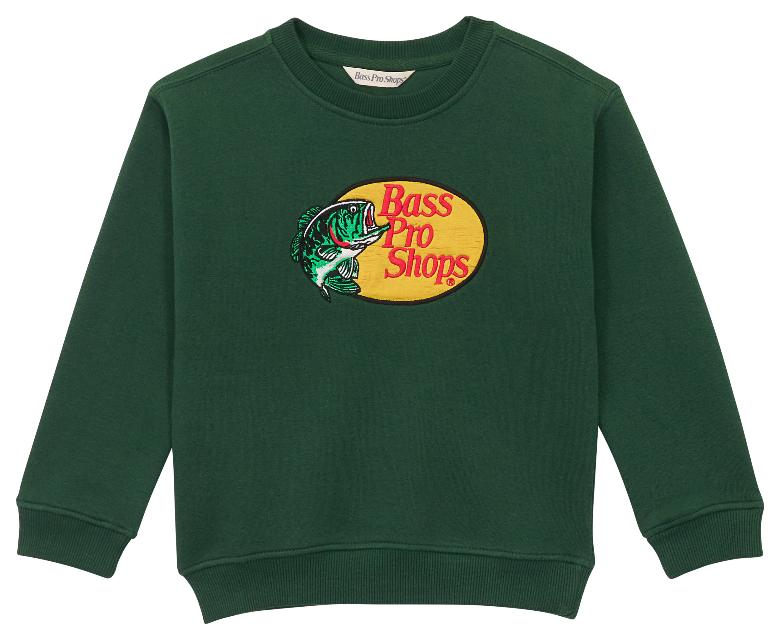 Image of Bass Pro Shops Crew-Neck Sweatshirt for Toddlers - Pine Needle - 2T