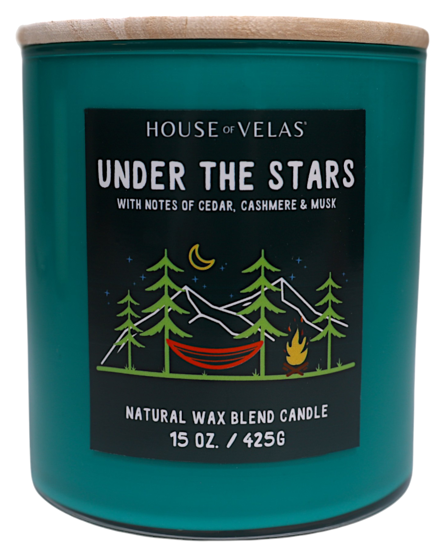 Image of House of Velas 2-Wick Natural Wax Blend Candle - Under The Stars
