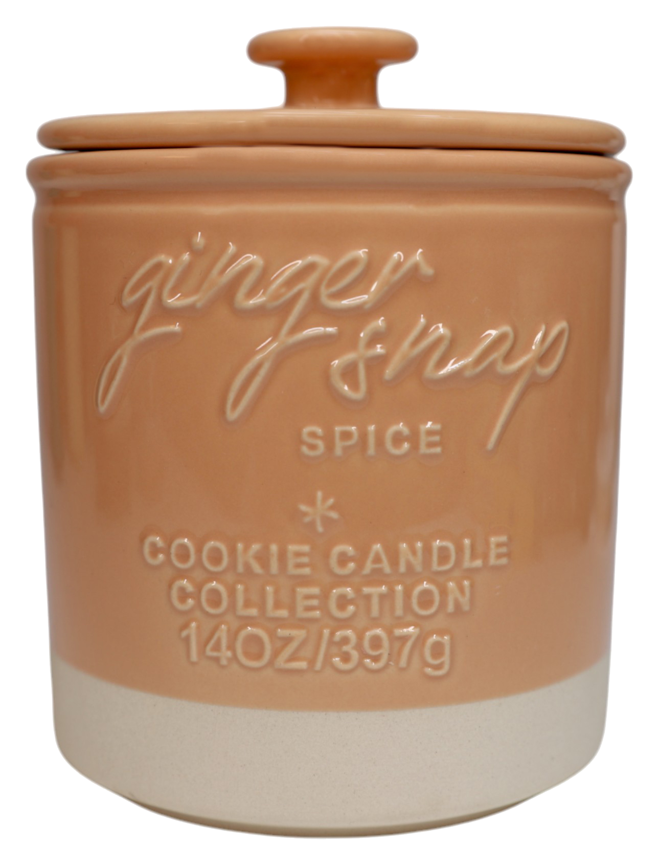 Image of House of Velas Single-Wick Cookie Jar Candle - Ginger Snap Spice