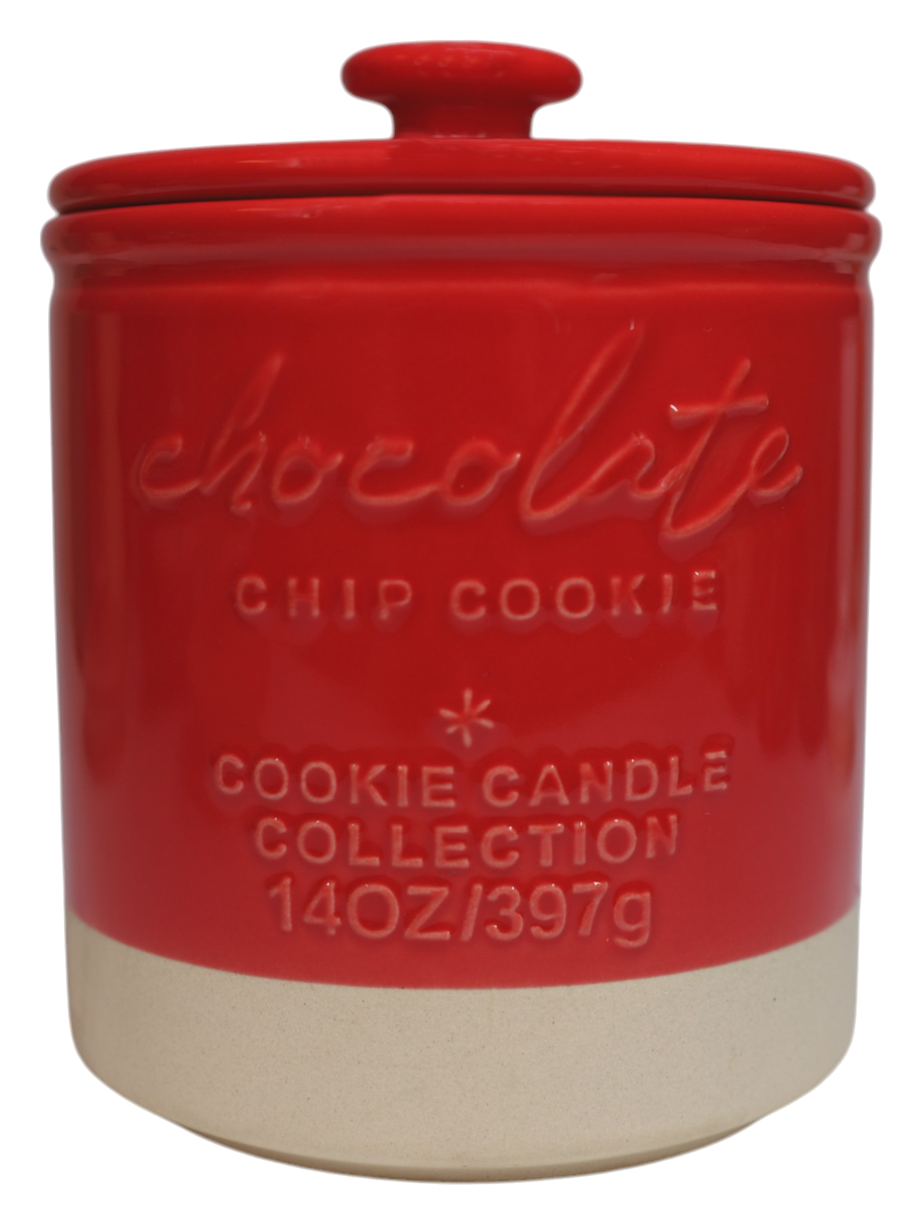 Image of House of Velas Single-Wick Cookie Jar Candle - Chocolate Chip Cookie