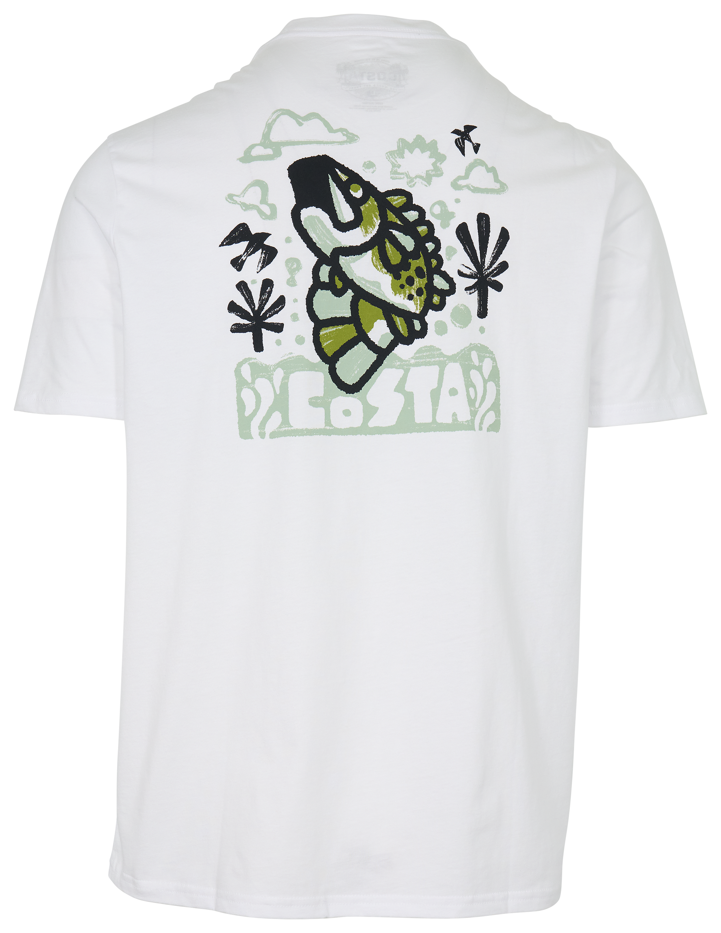 Image of Costa Bass And Release Graphic Short-Sleeve T-Shirt - White