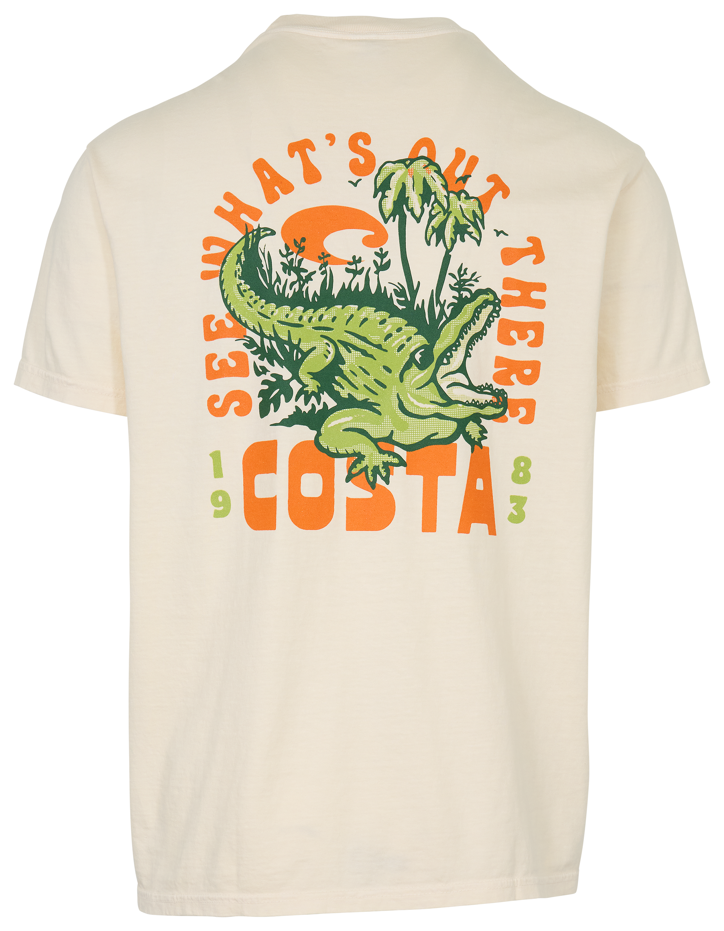 Image of Costa Gator Arch Short-Sleeve T-Shirt - Ivory