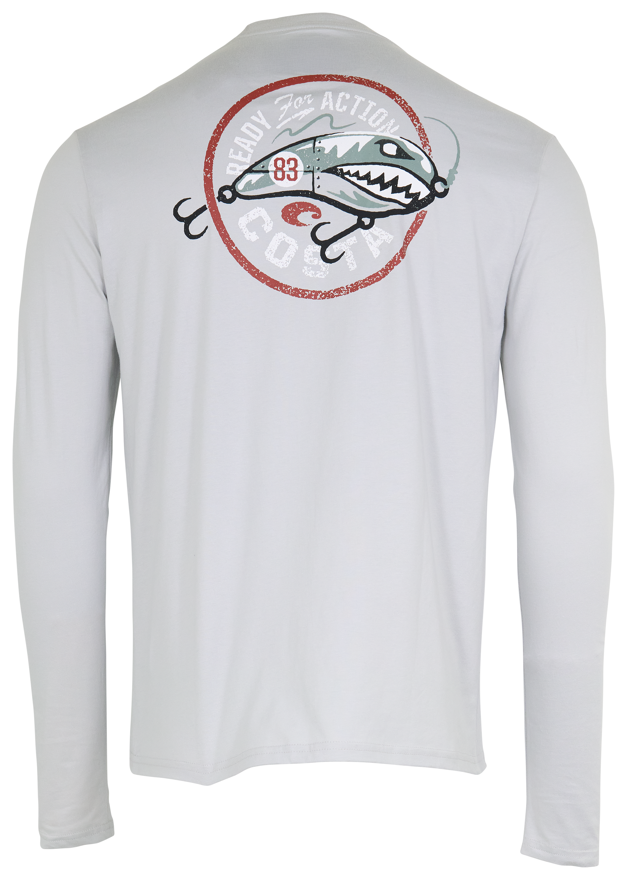 Image of Costa Ready For Action Long-Sleeve T-Shirt - Silver