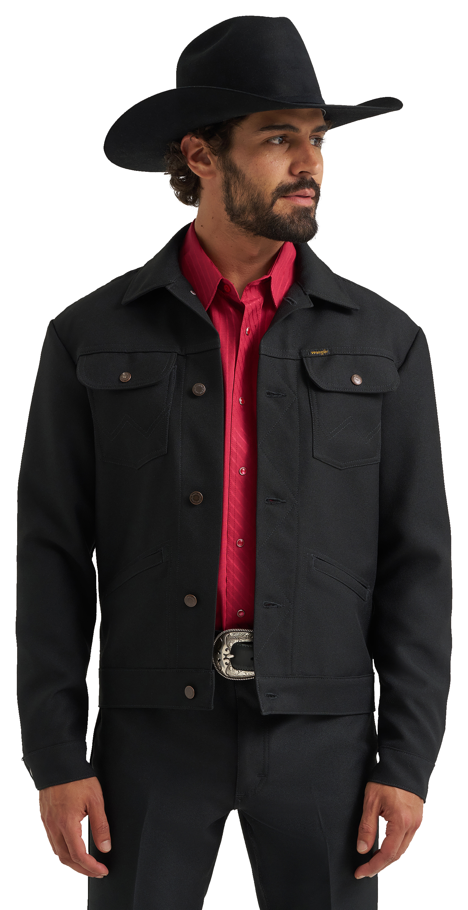 Image of Wrangler Wrancher Jacket for Men - Black - 2XL