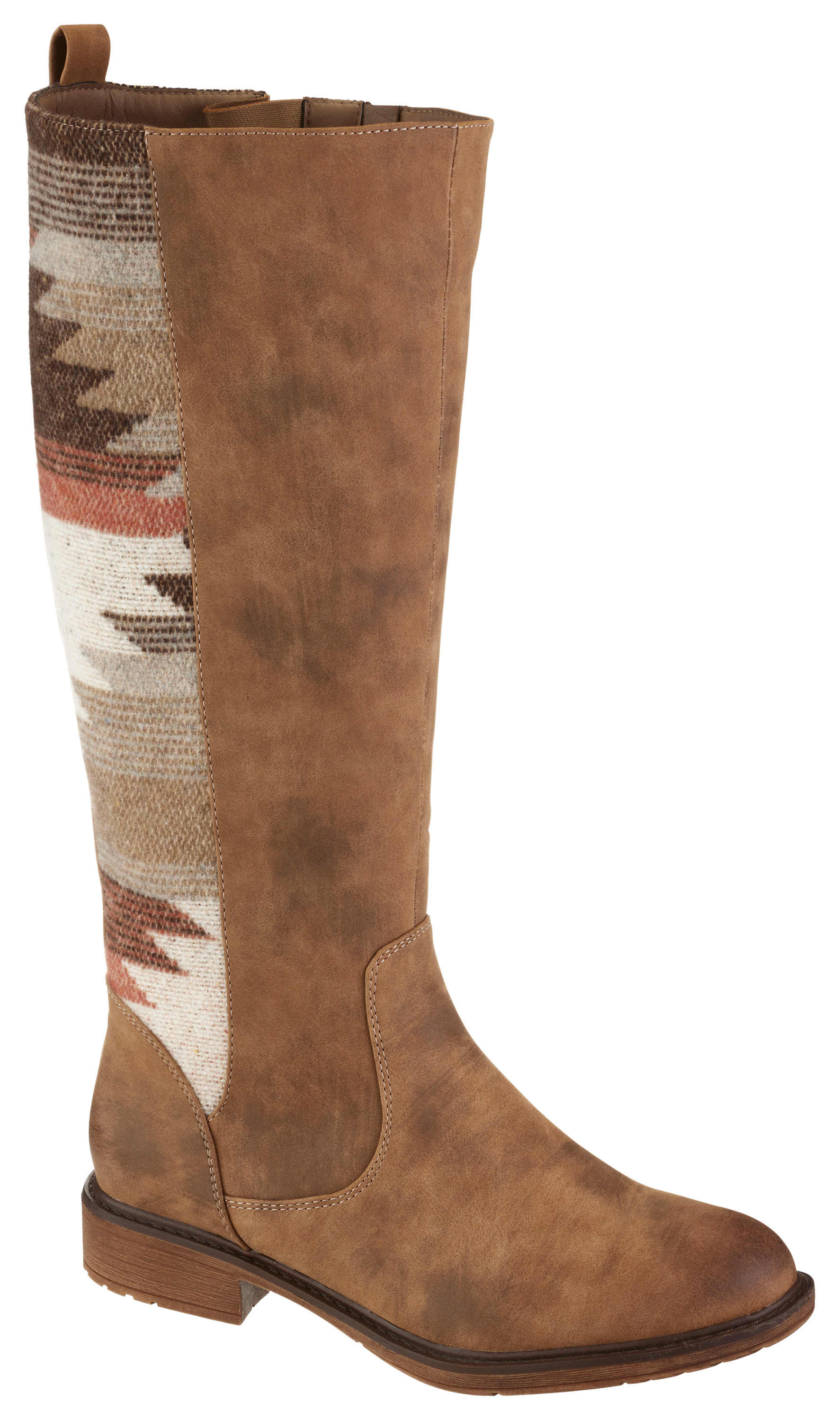 Image of Natural Reflections Bronco II Suede Side-Zip Boots - Taupe - 8.5M