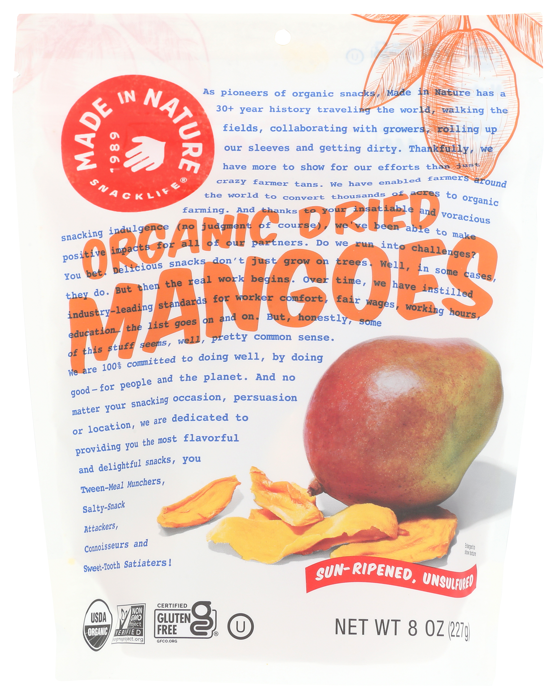 Image of Made in Nature Organic Dried Mangos