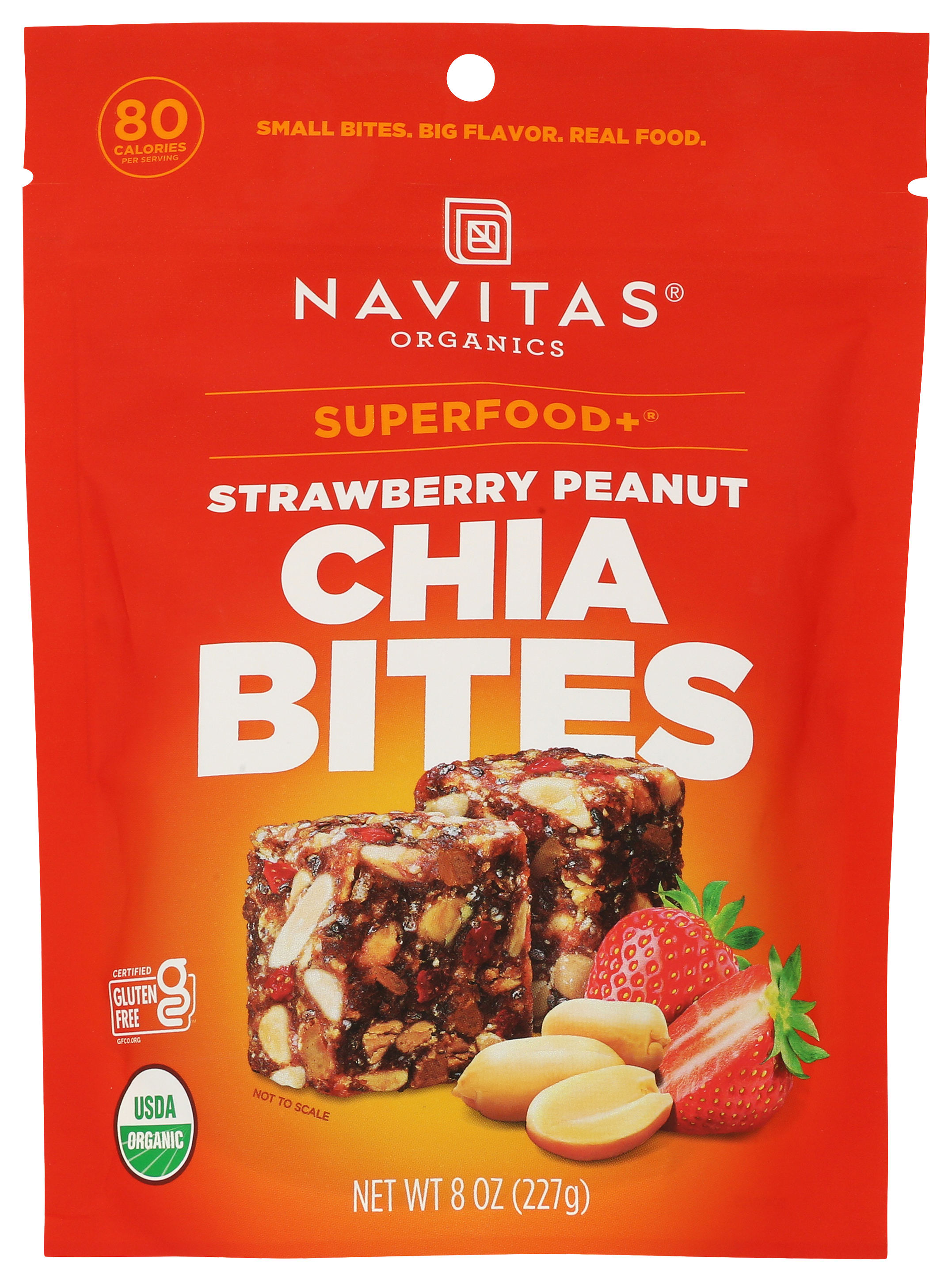 Image of Navitas Superfood Plus Strawberry Peanut Chia Bites
