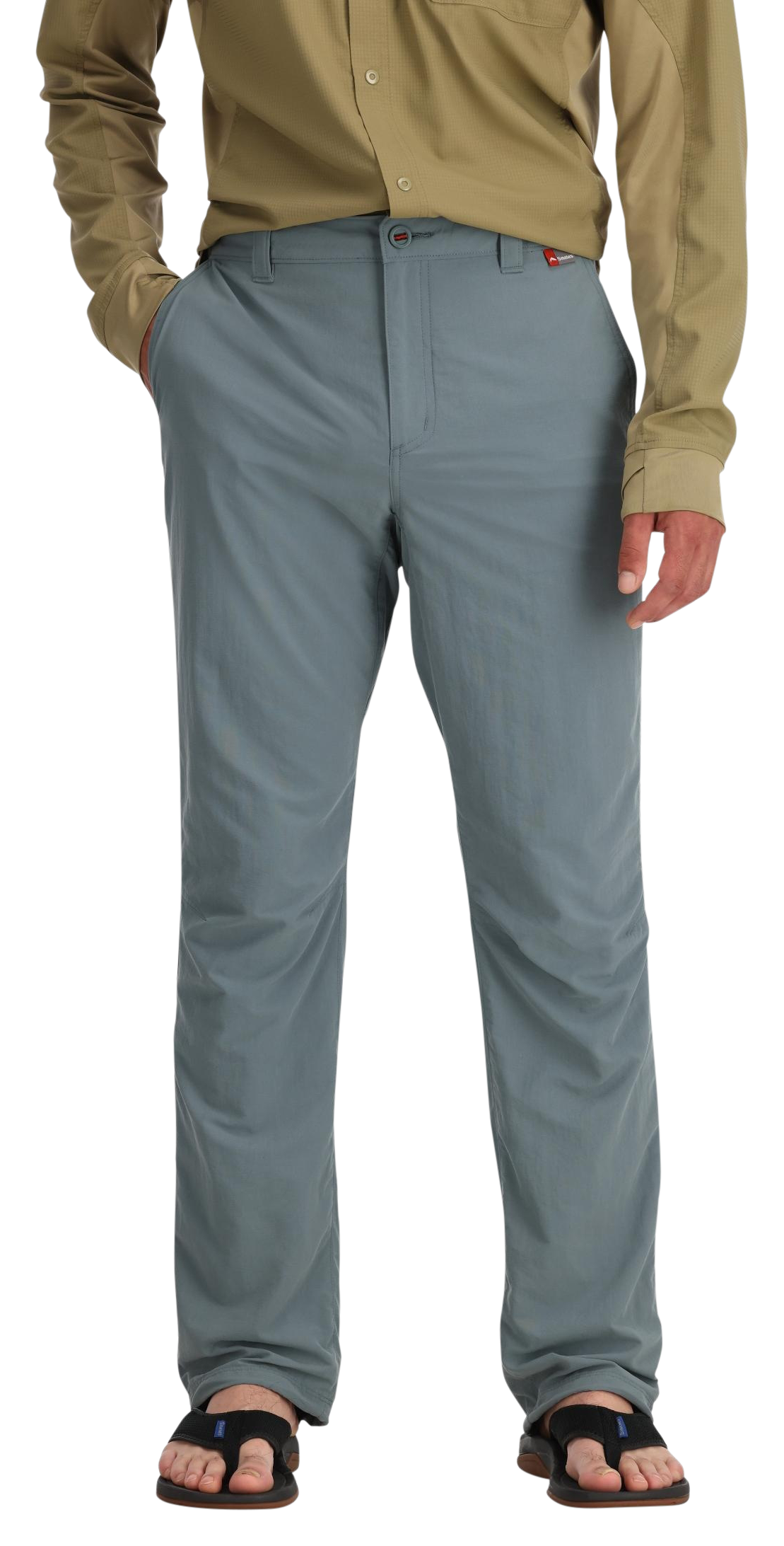 Image of Simms Superlight Fishing Pants for Men - Storm - 36