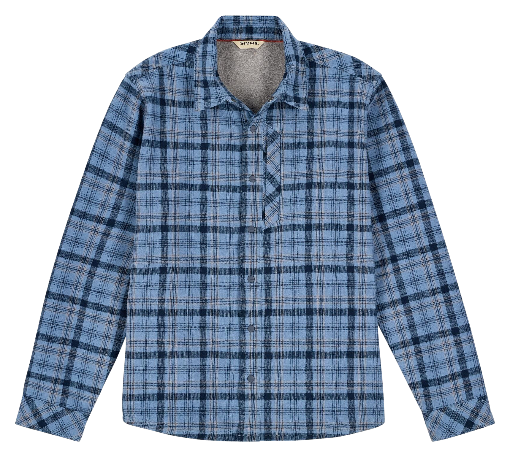 Image of Simms Coldweather Flannel Shacket for Men
