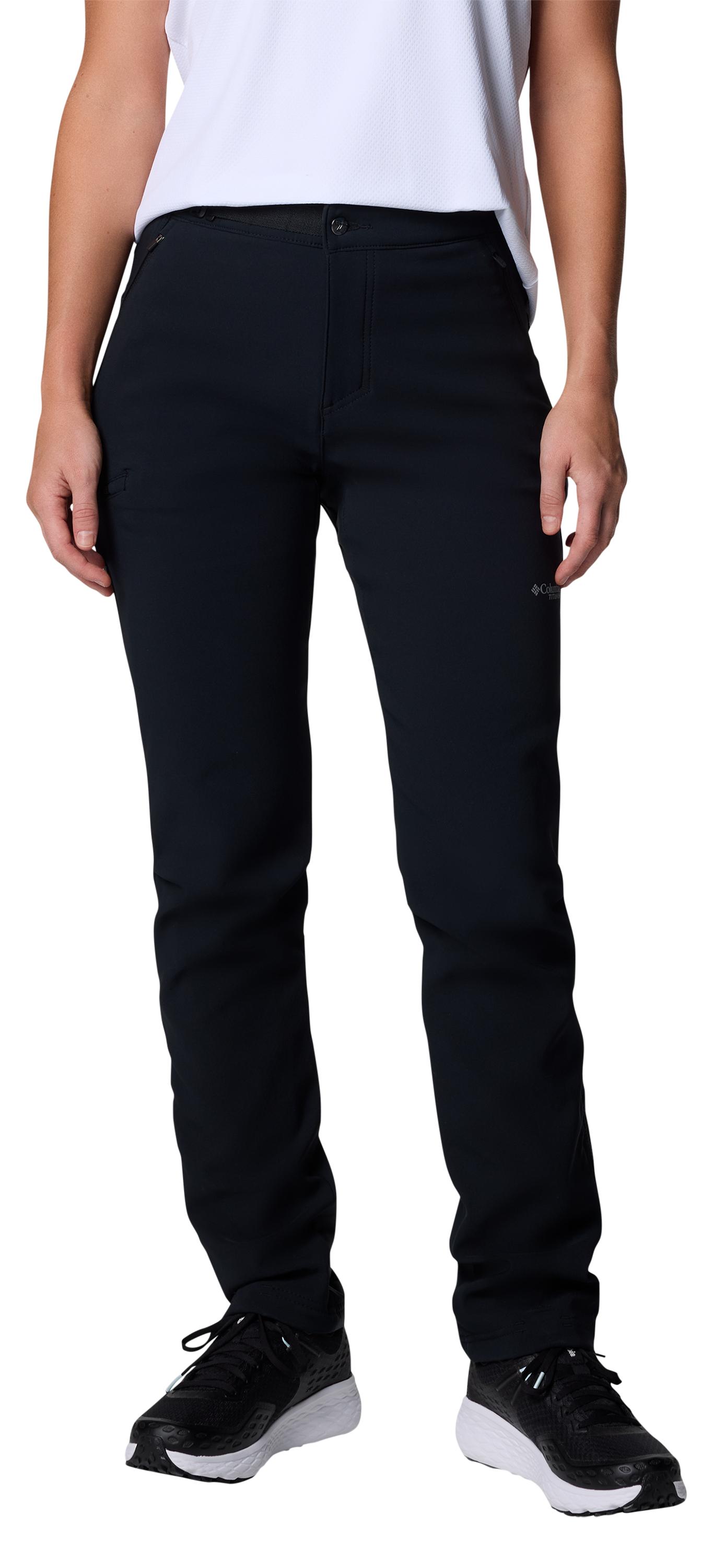 Image of Columbia Vast Canyon Omni-Heat Infinity Softshell Pants for Ladies - Black - 8 - Regular