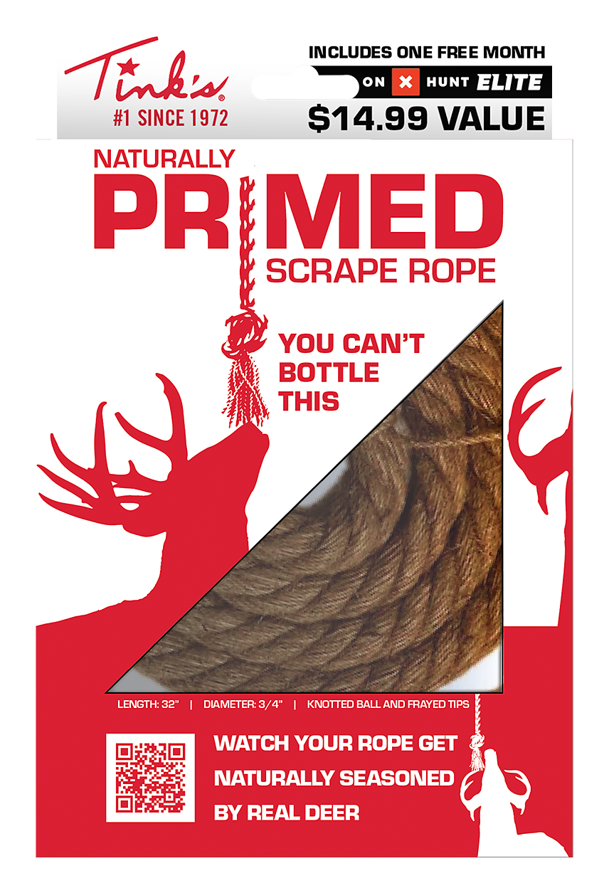 TINK'S Naturally Primed Scrape Rope