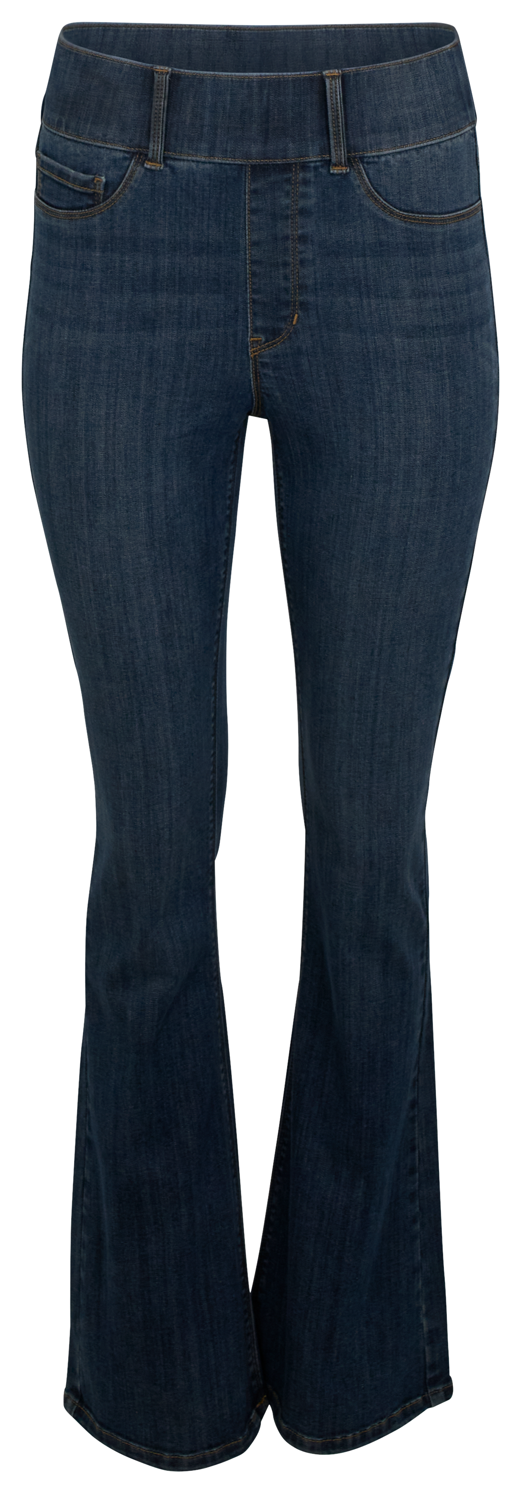 Image of Natural Reflections Lucy Pull On Flare Jeans - Dark Wash