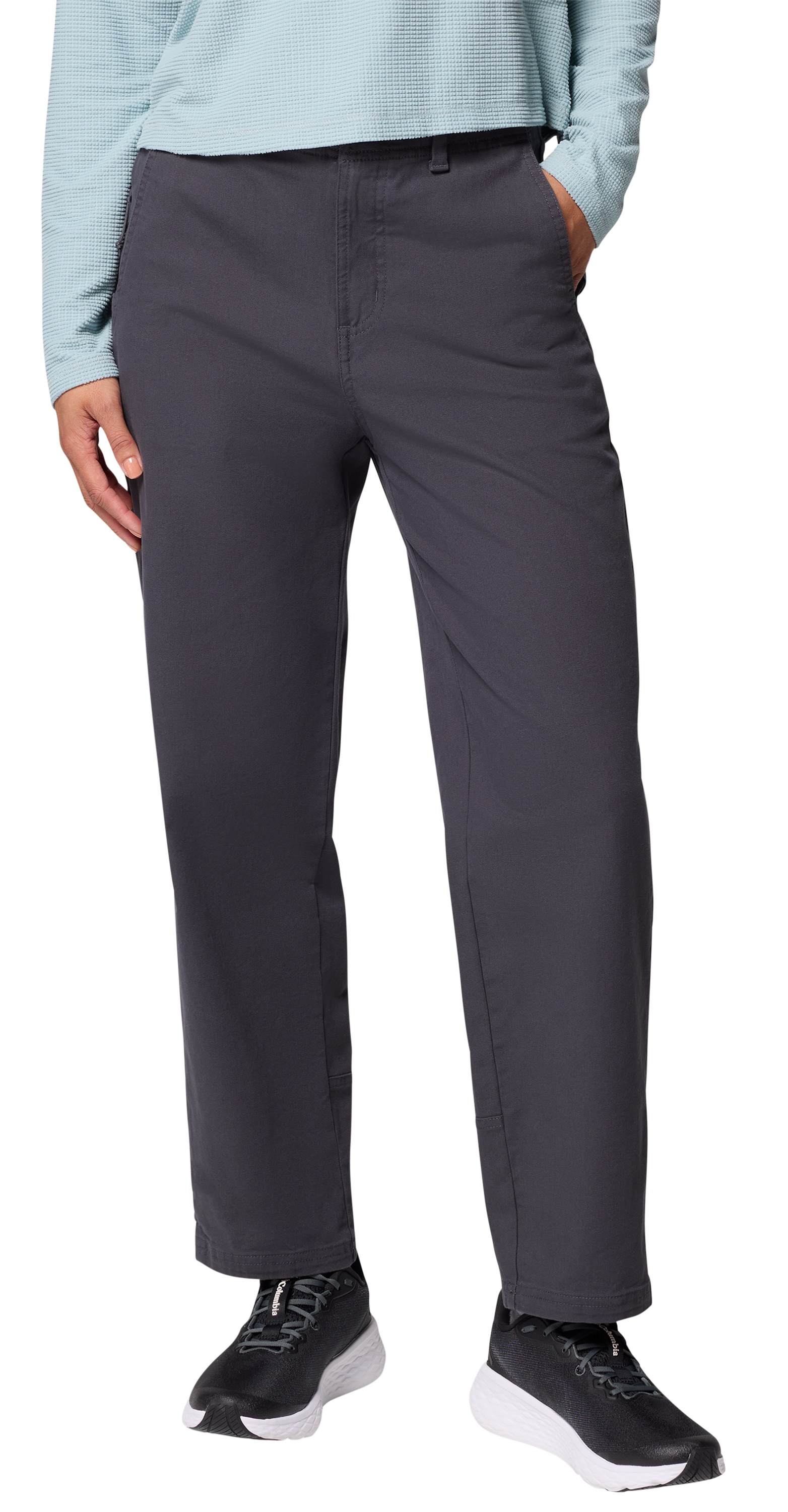Image of Columbia ROC Straight-Leg Pants for Ladies - Shark - 12 - Regular