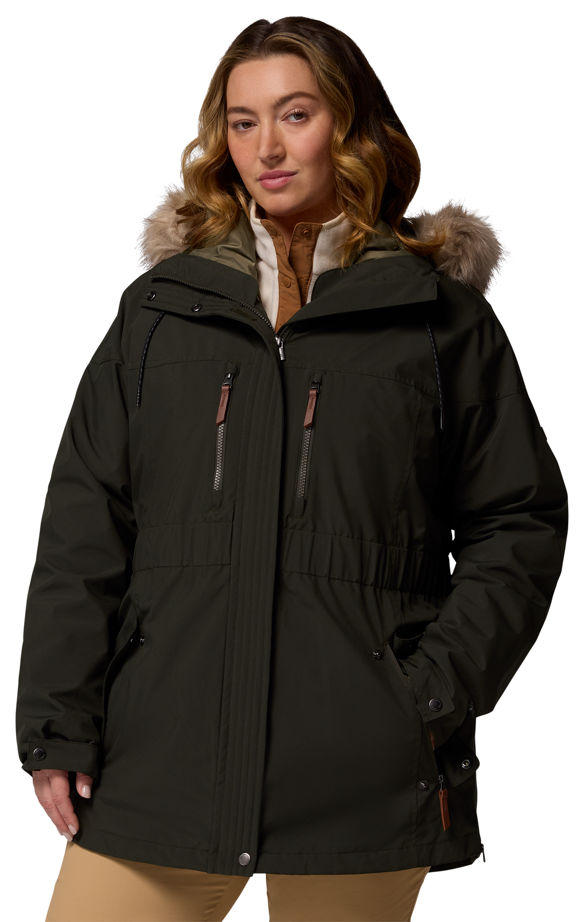 Image of Columbia Payton Pass II Interchange Jacket for Ladies - Greeenscape - 2X