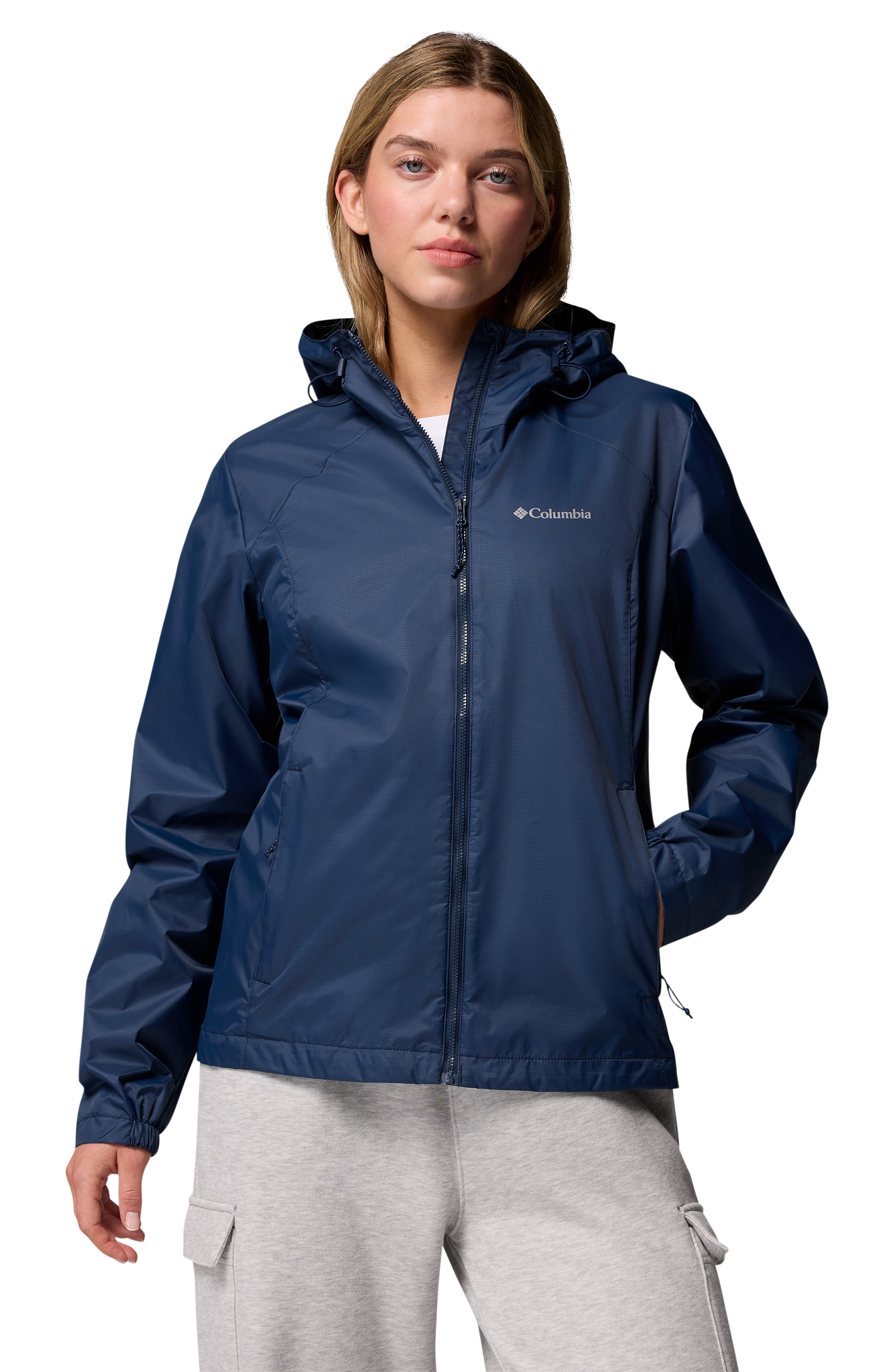 Image of Columbia Scattered Showers Jacket for Ladies - Collegiate Navy - XL