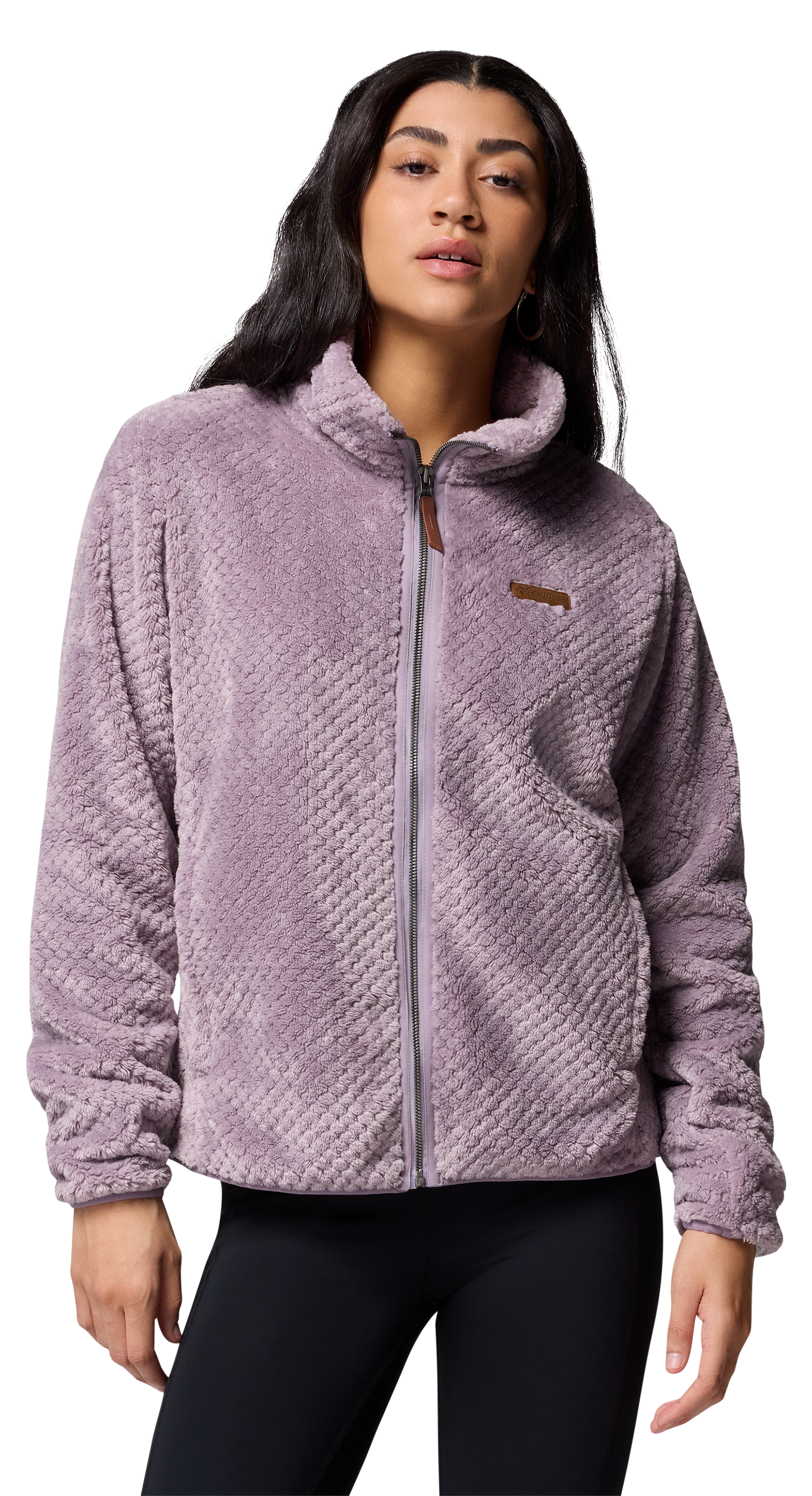 Image of Columbia Fire Side II Sherpa Full-Zip Jacket for Ladies - Shale Purple - M