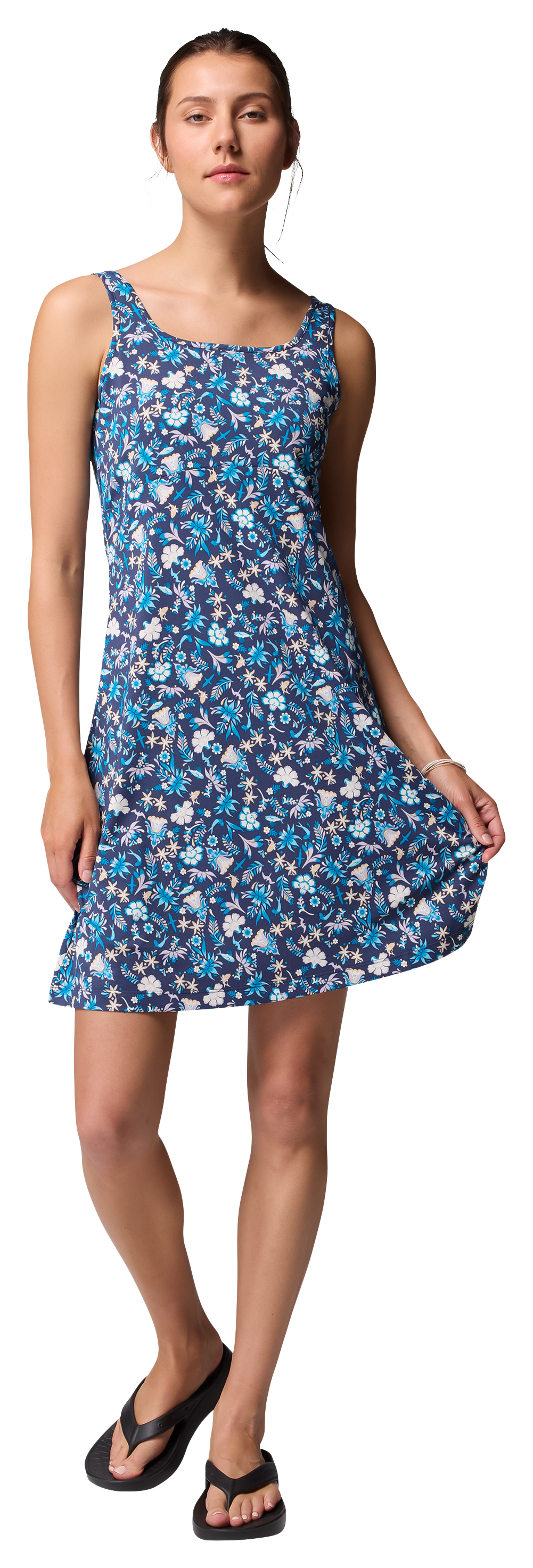 Image of Columbia PFG Freezer III Sleeveless Dress - Nocturnal Baja Bouquet