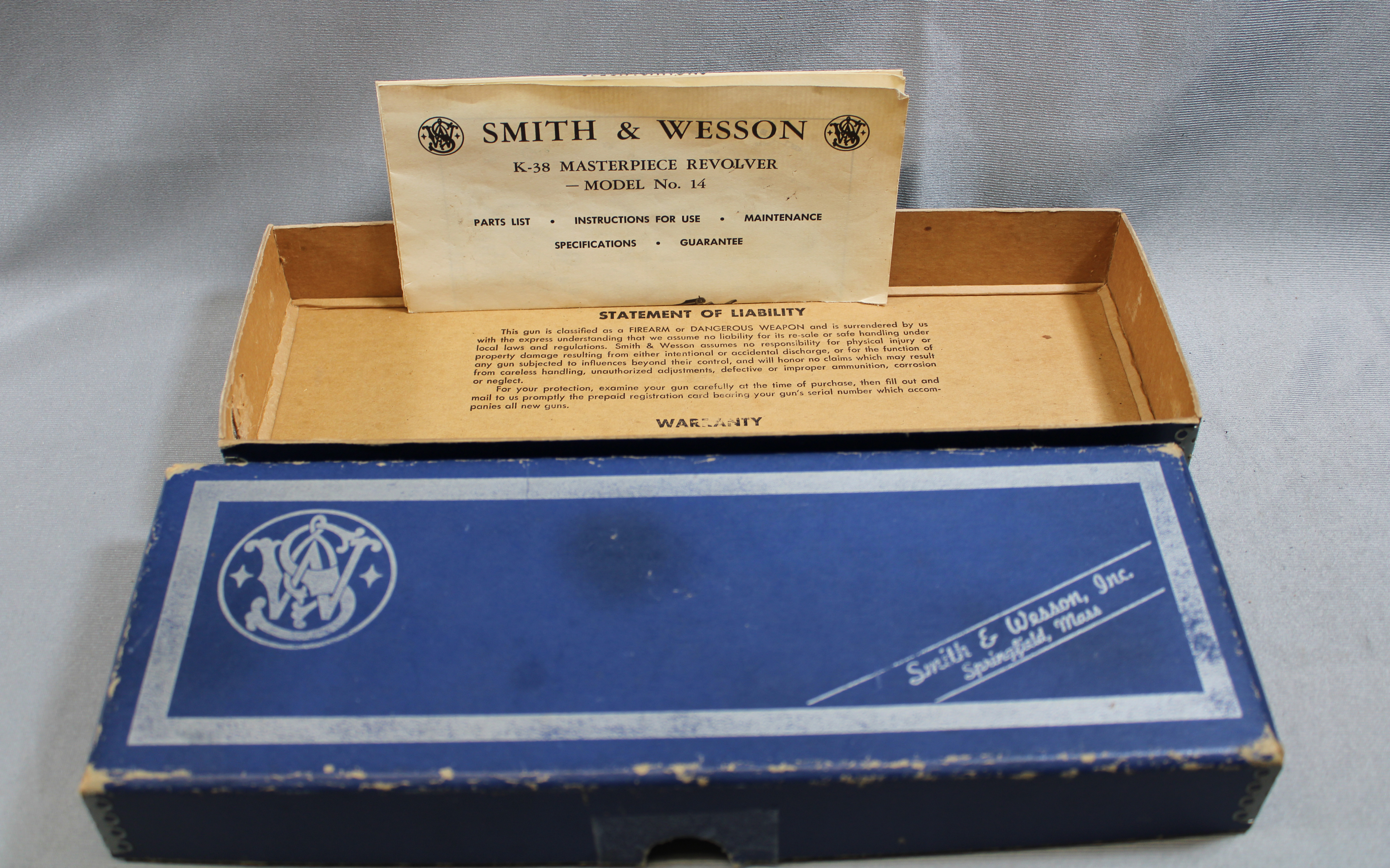 Image of Smith & Wesson ~ 14-1 ~ .38 S&W Special