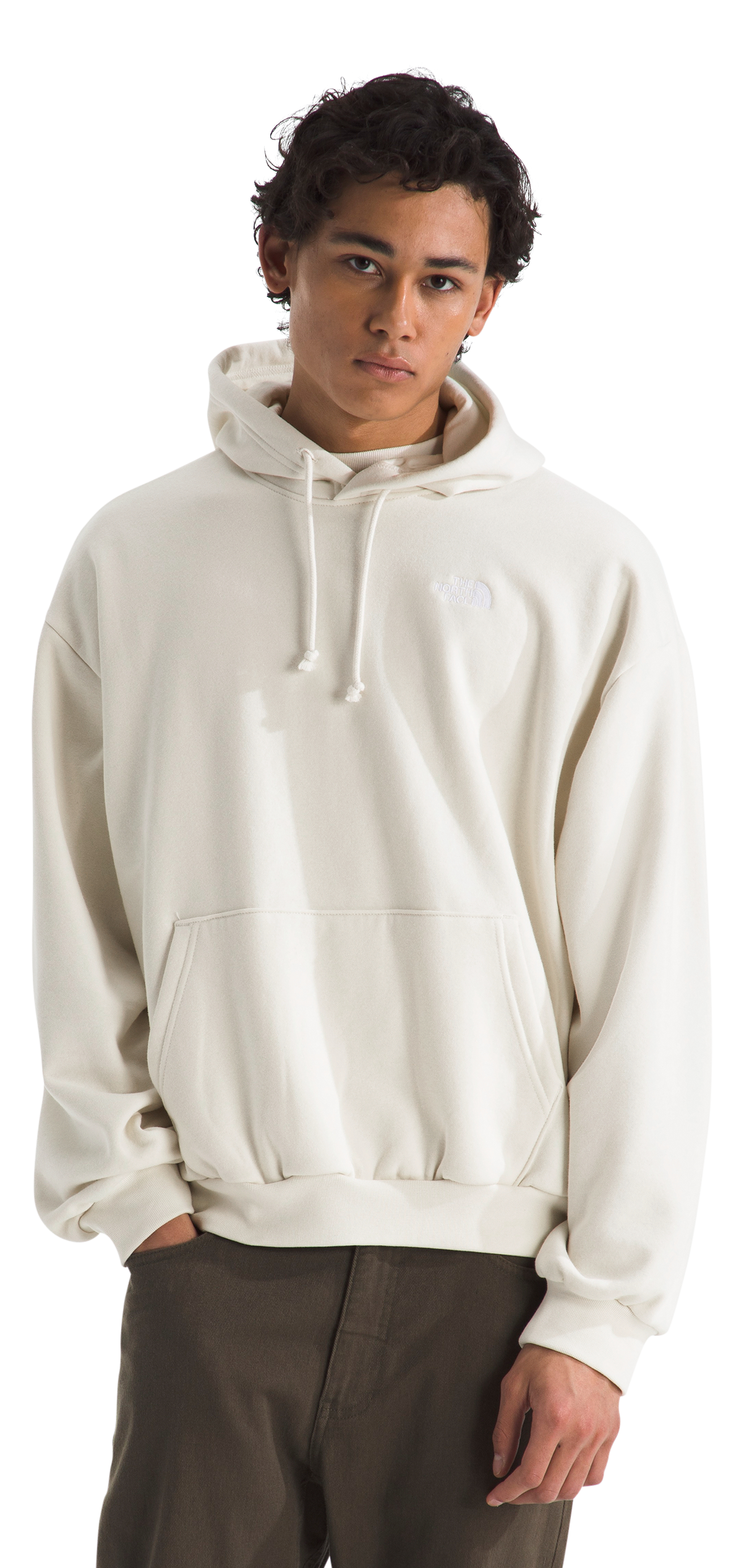 Image of The North Face Evolution Half Dome Oversized Hoodie - White Dune