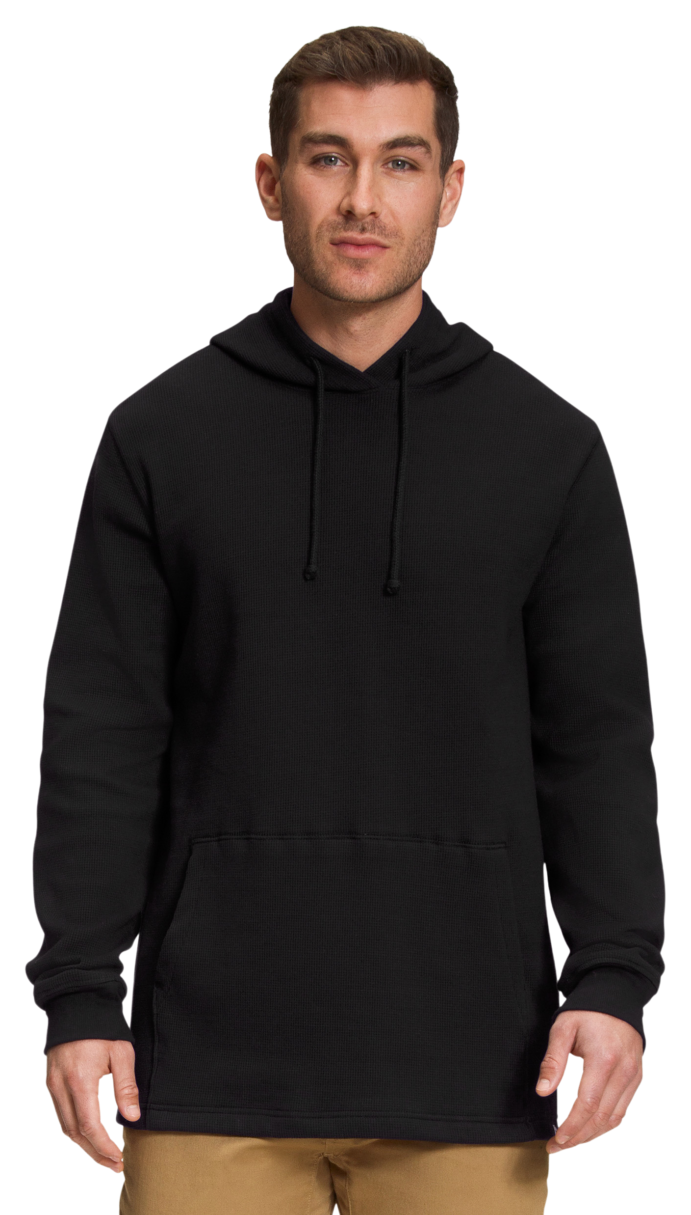 Image of The North Face Waffle Hoodie - Black - L