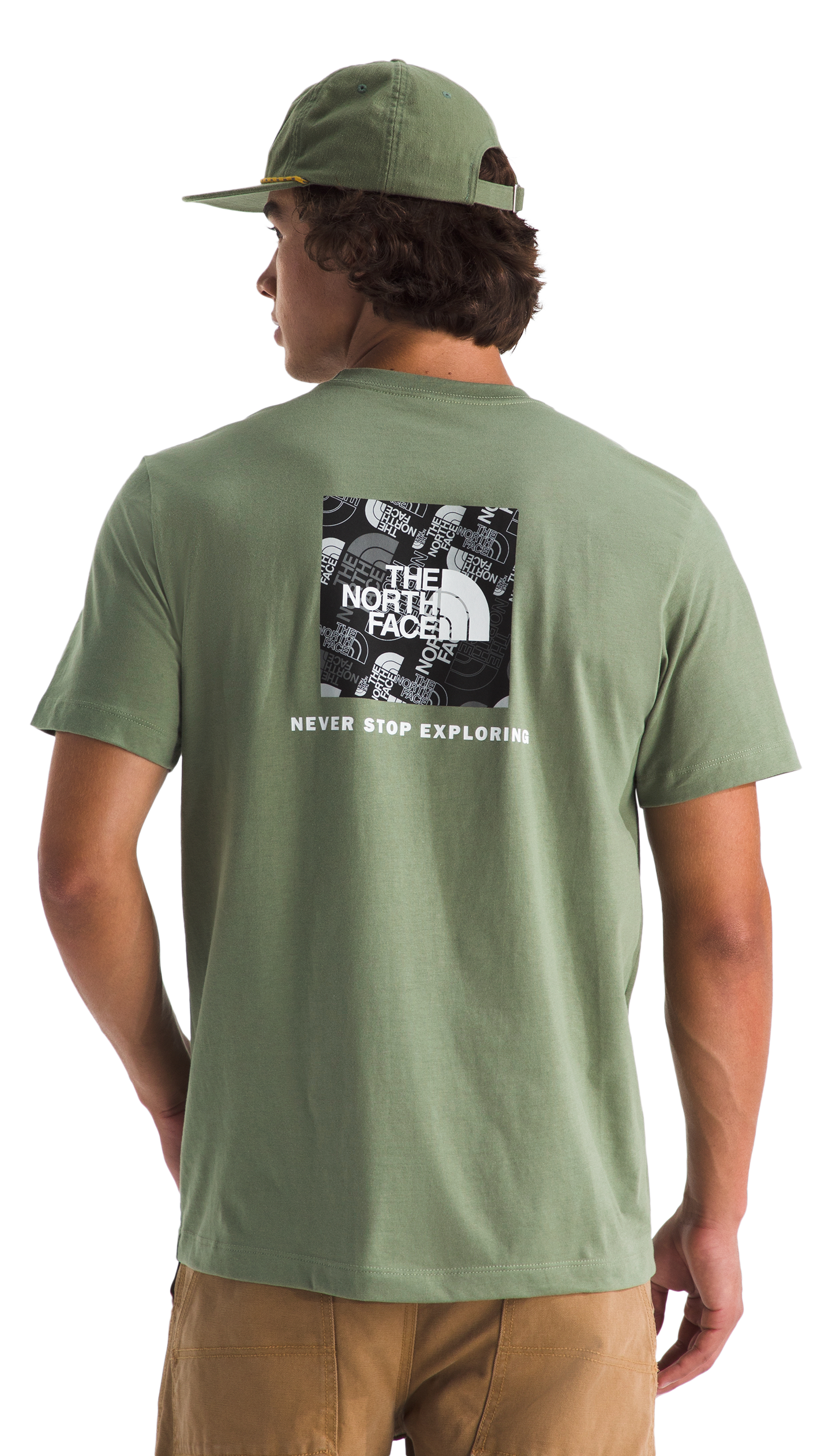 Image of The North Face Evolution Box Toss Short-Sleeve T-Shirt - Bark Mist - 2XL