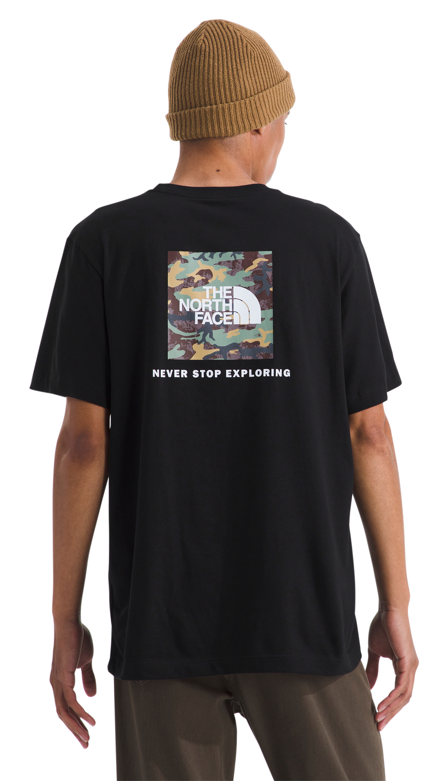 Image of The North Face Evolution Box Camo Fill Short-Sleeve T-Shirt - Black - L