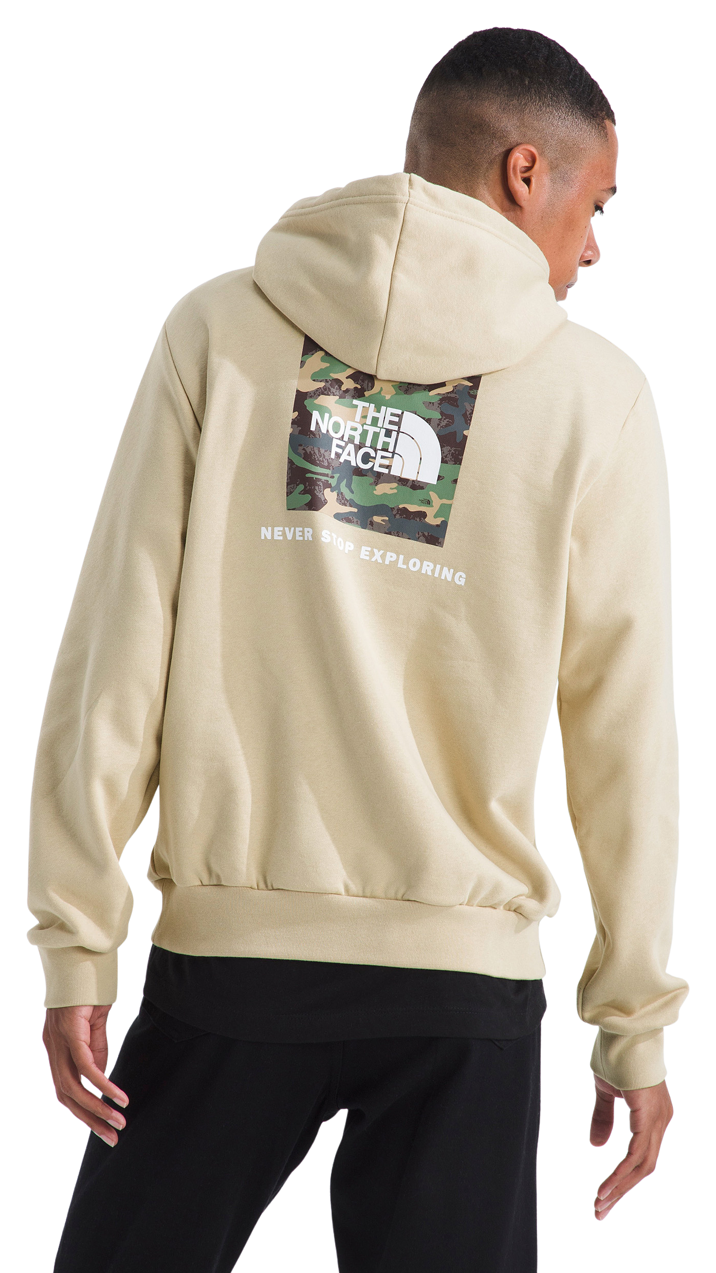 Image of The North Face Evolution Camo Fill Long-Sleeve Hoodie - Gravel