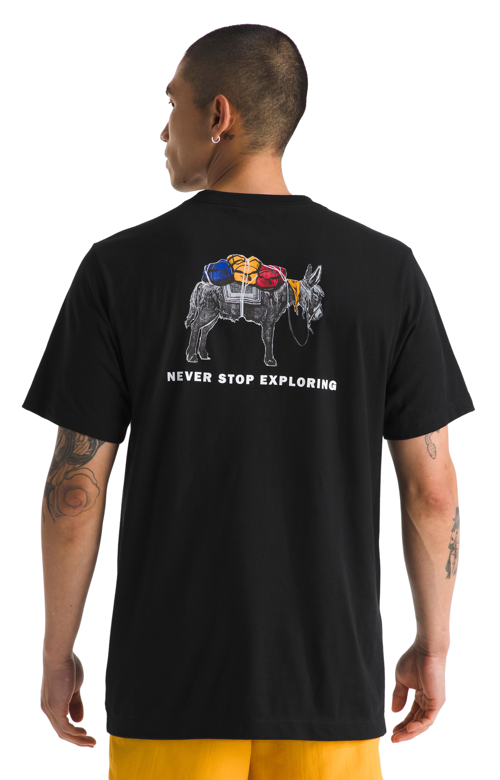 Image of The North Face Evolution Pack Short-Sleeve T-Shirt - Black - M