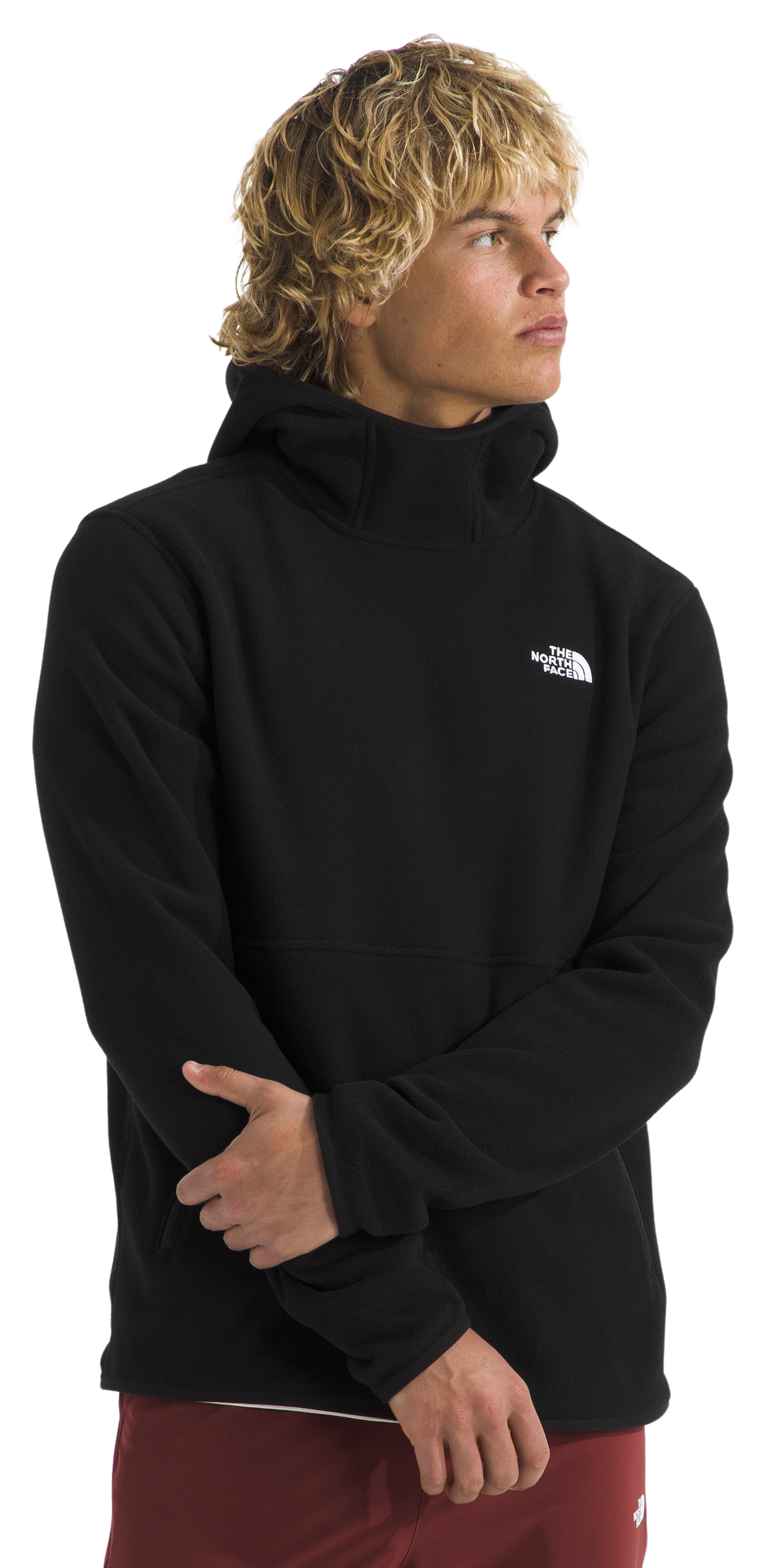 Image of The North Face Glacier Fleece Long-Sleeve Pullover Hoodie