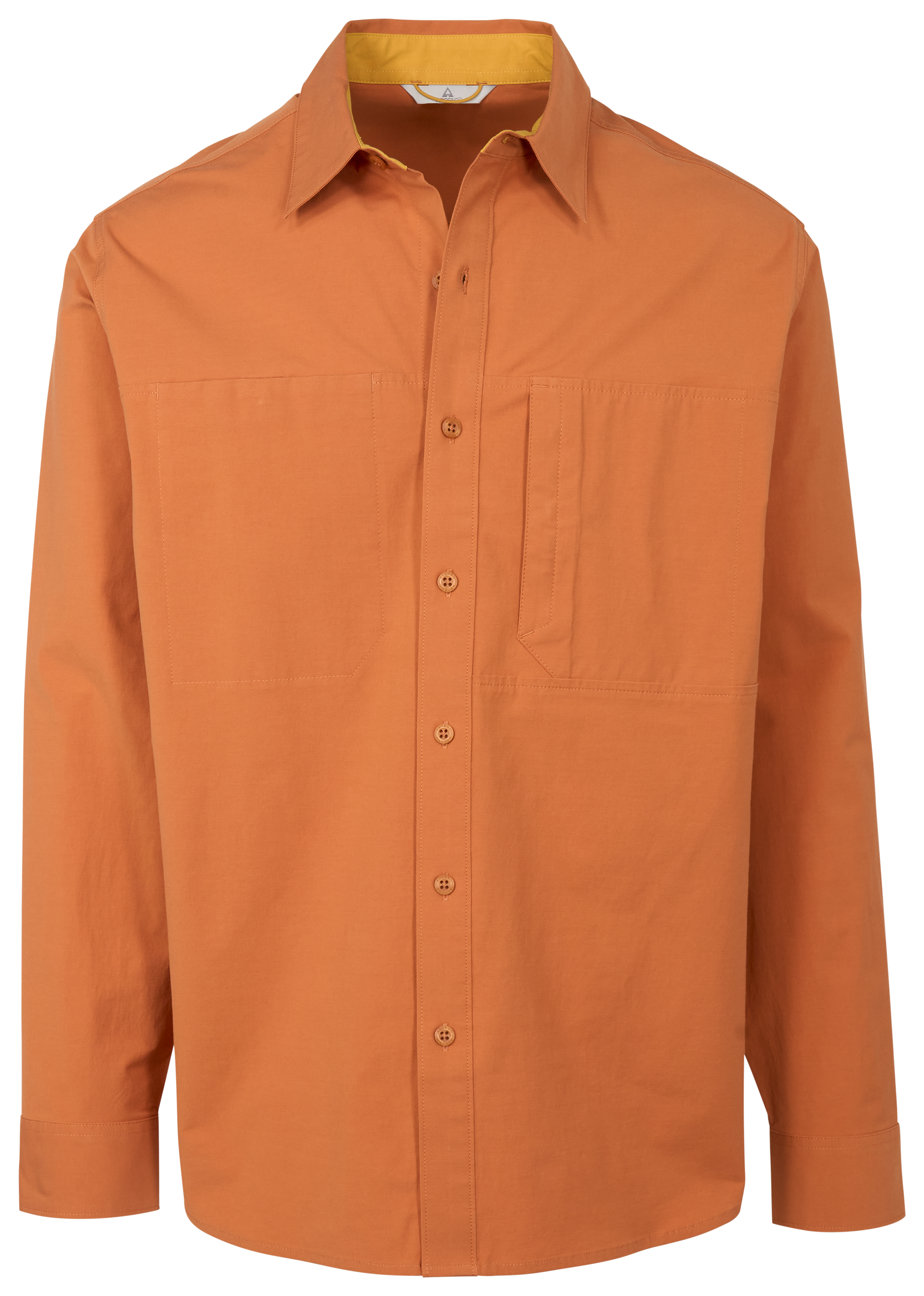 Image of Ascend Dutton Utility Long-Sleeve Pocket Shirt - Amber Brown