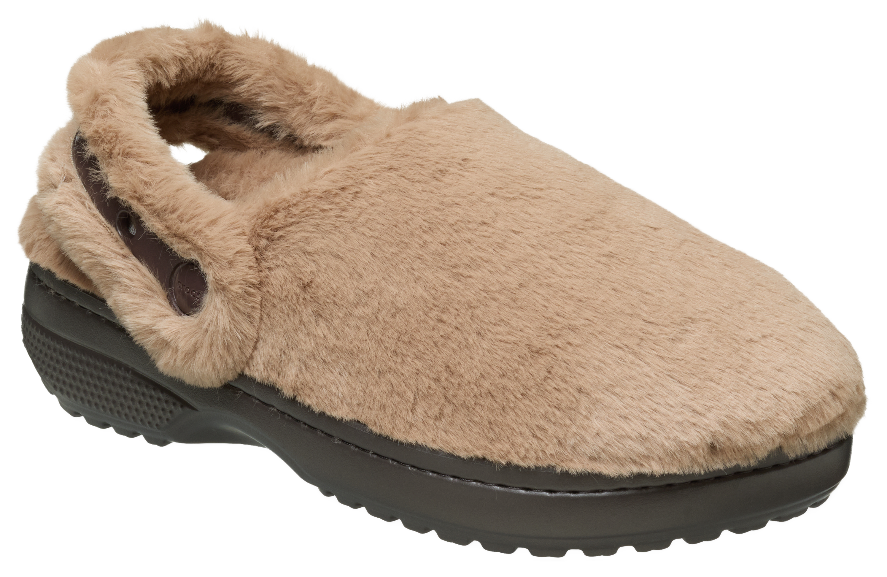 Image of Crocs Classic Unfurgettable Clogs for Ladies - Milk Chocolate
