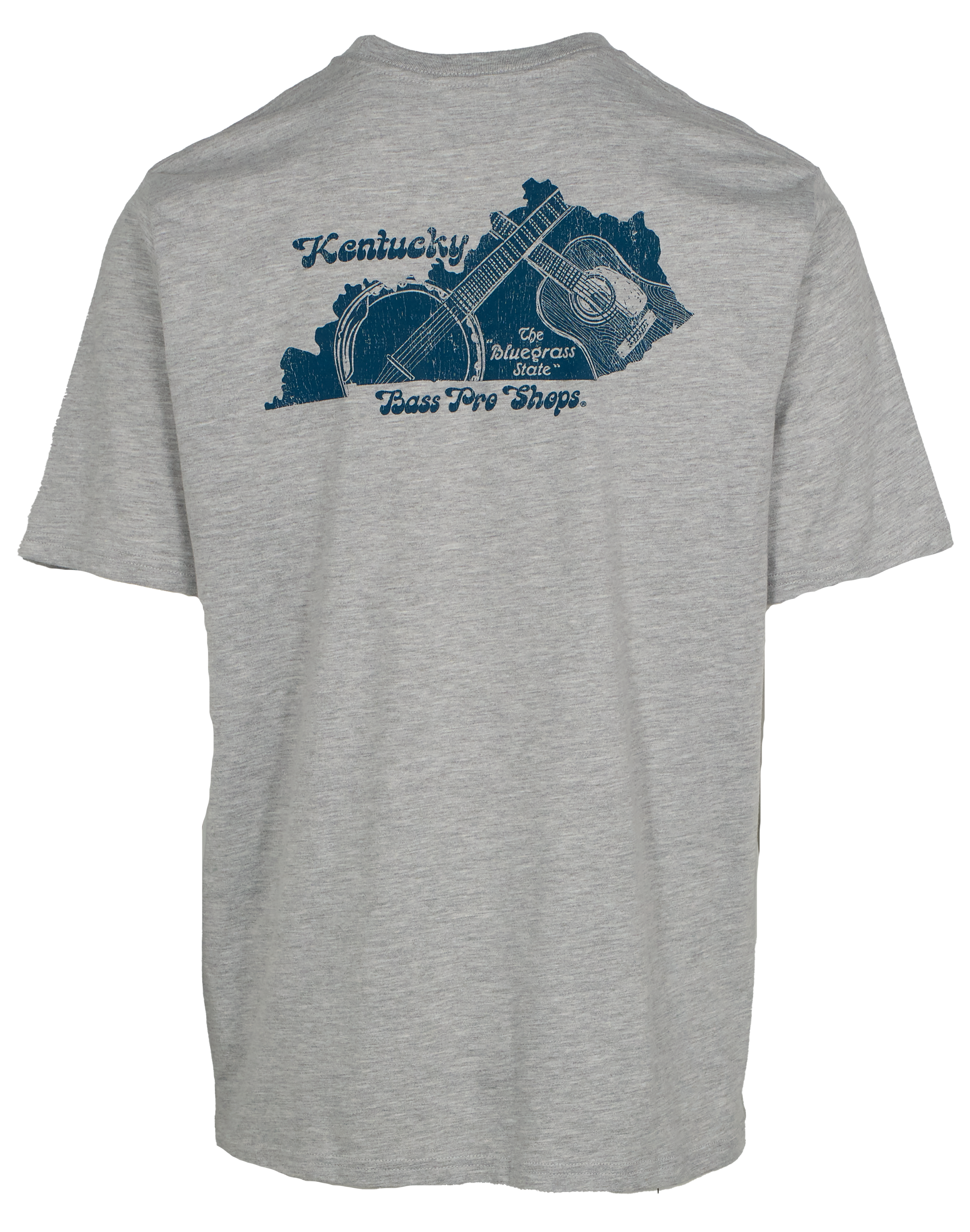 Image of Bass Pro Shops The Bluegrass State Short-Sleeve T-Shirt for Men - Heather Gray