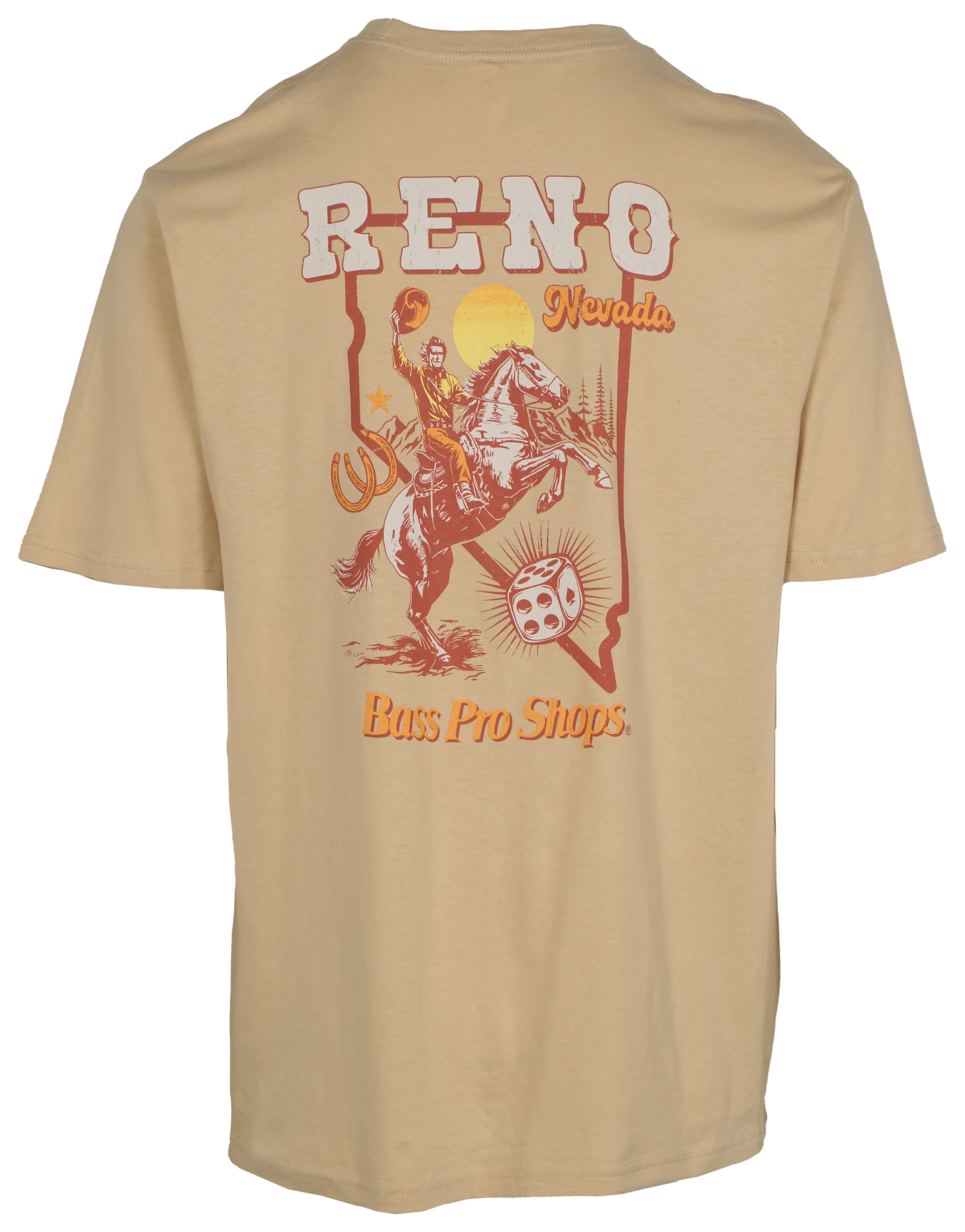 Image of Bass Pro Shops Reno Rodeo Short-Sleeve T-Shirt for Men - Sand