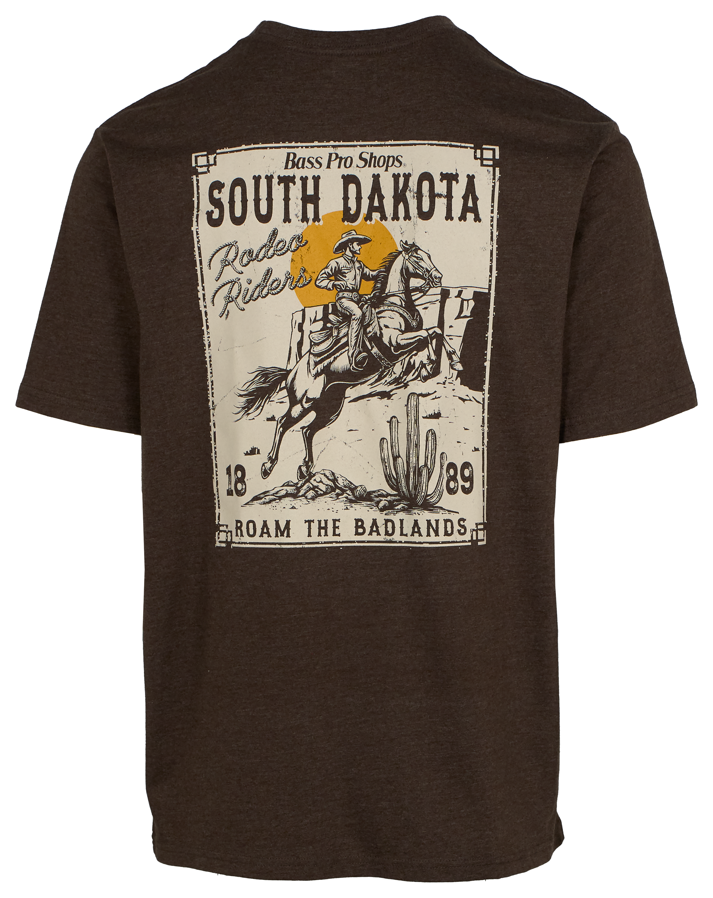 Bass Pro Shops South Dakota Rodeo Short-Sleeve T-Shirt for Men                                                                  