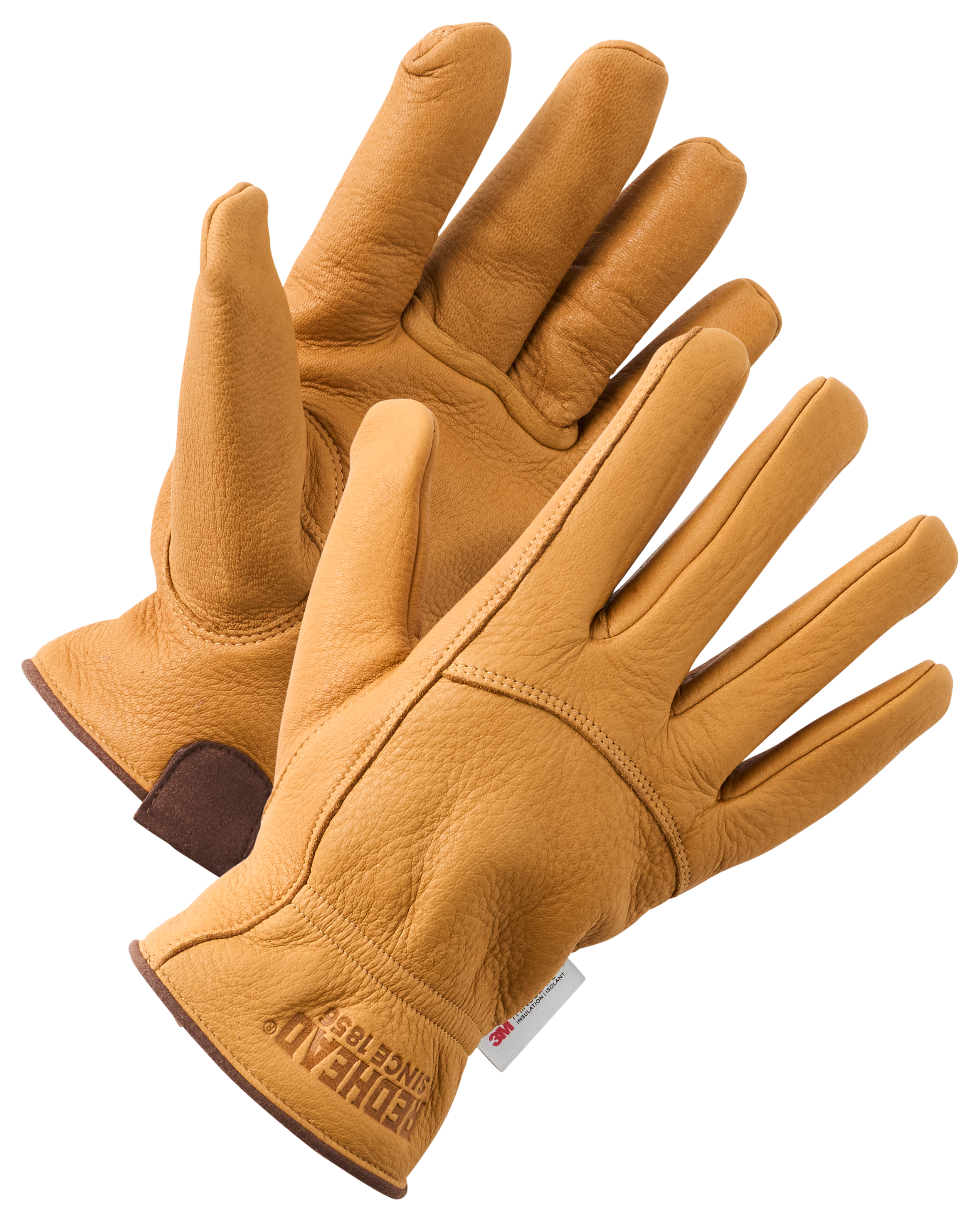 Image of RedHead Cold Weather Insulated Elkskin Gloves - Light Brown - S