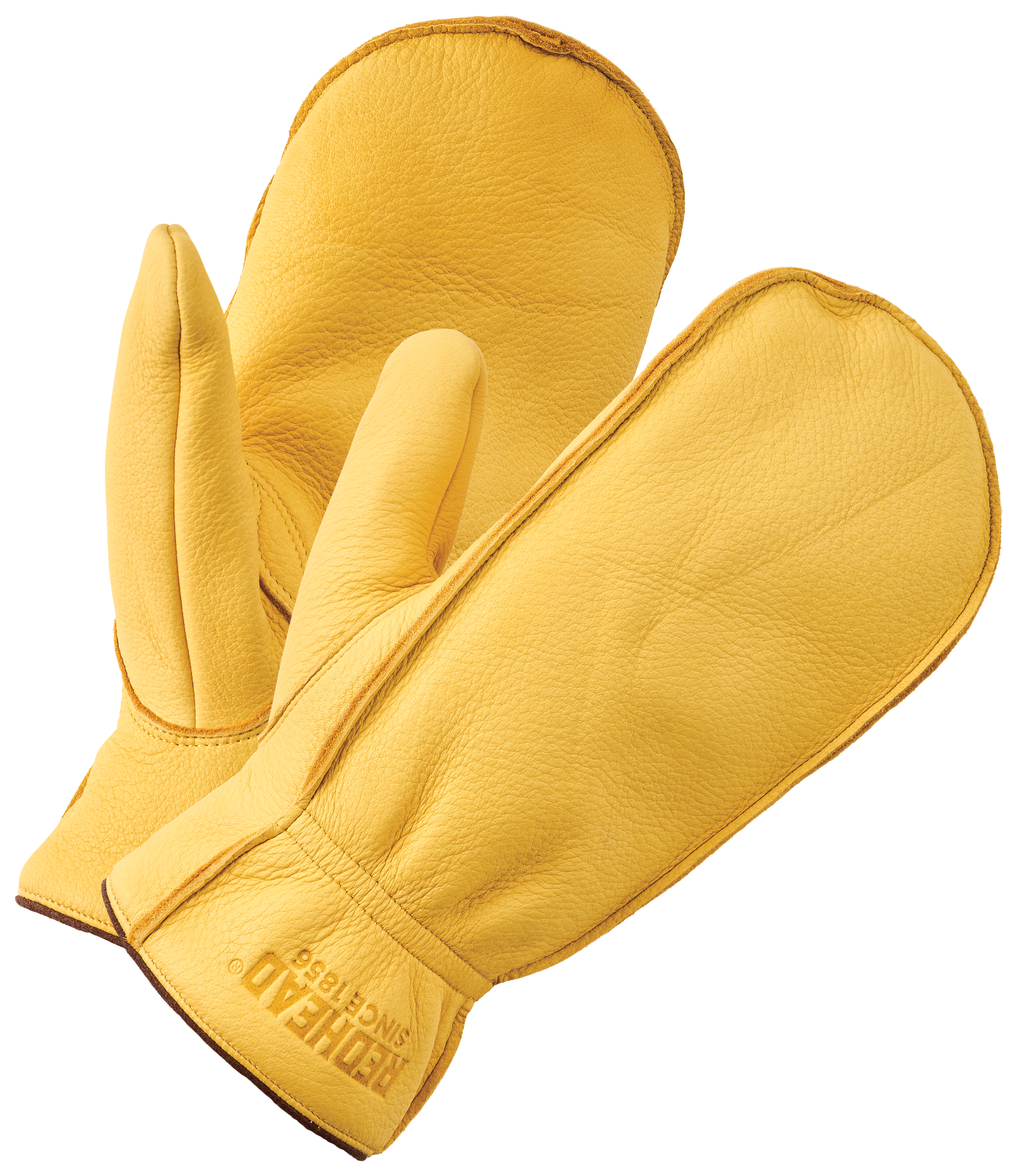 Image of RedHead Deerskin Chopper Mitts - Light Brown - 2XL