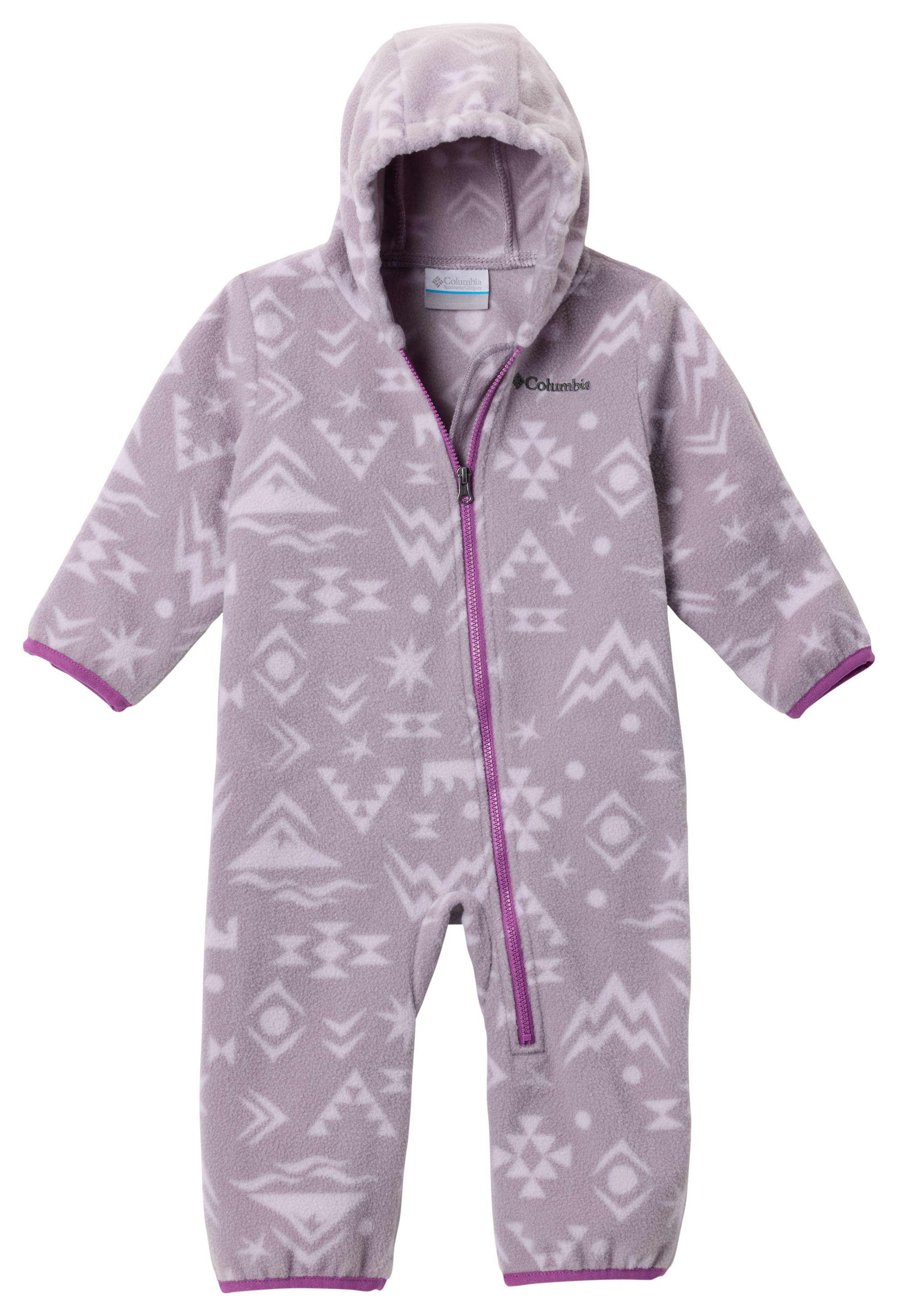 Image of Columbia Snowtop II Bunting for Babies - Shale Purple Peaked Tonal