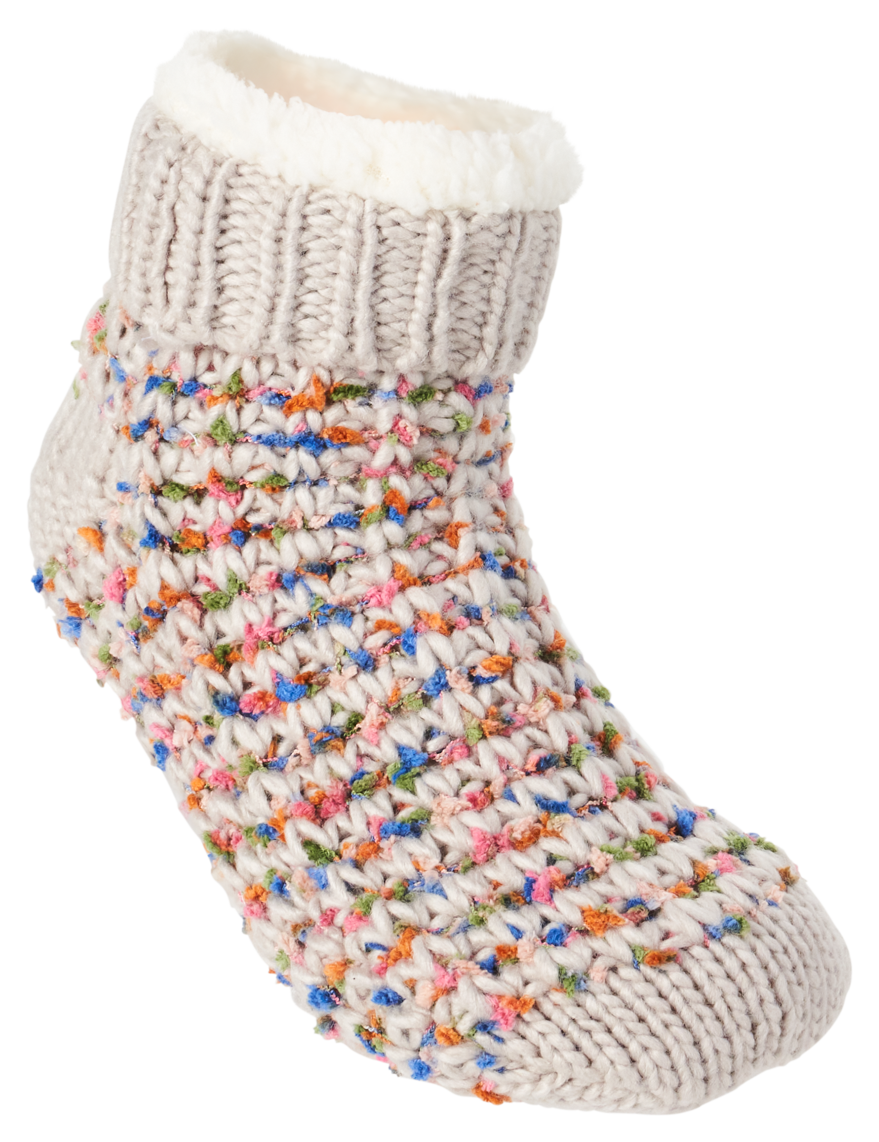 Image of Natural Reflections Fold-Over Knit Ankle Socks