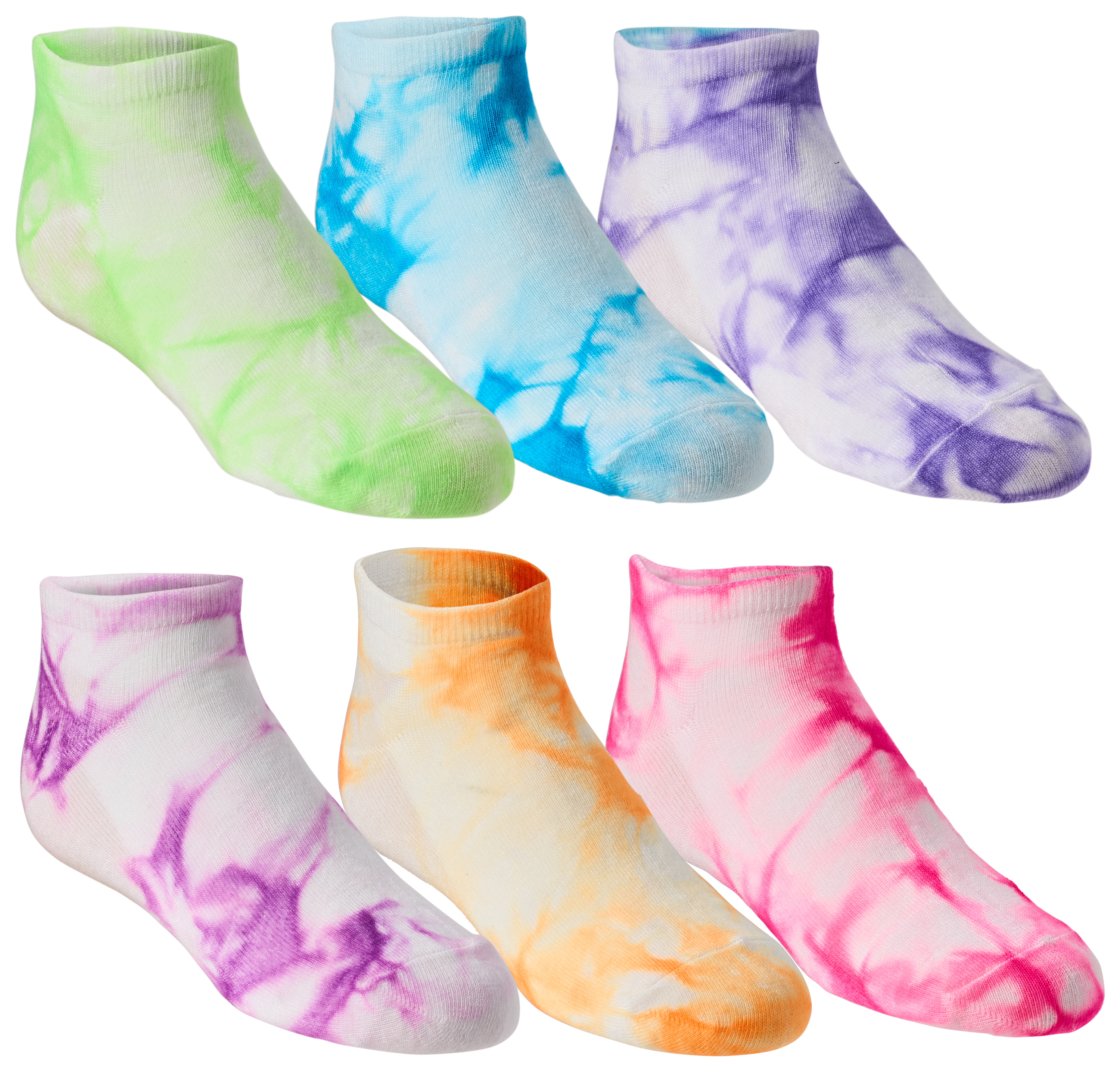 Bass Pro Shops No-Show Socks for Kids 6-Pair Pack