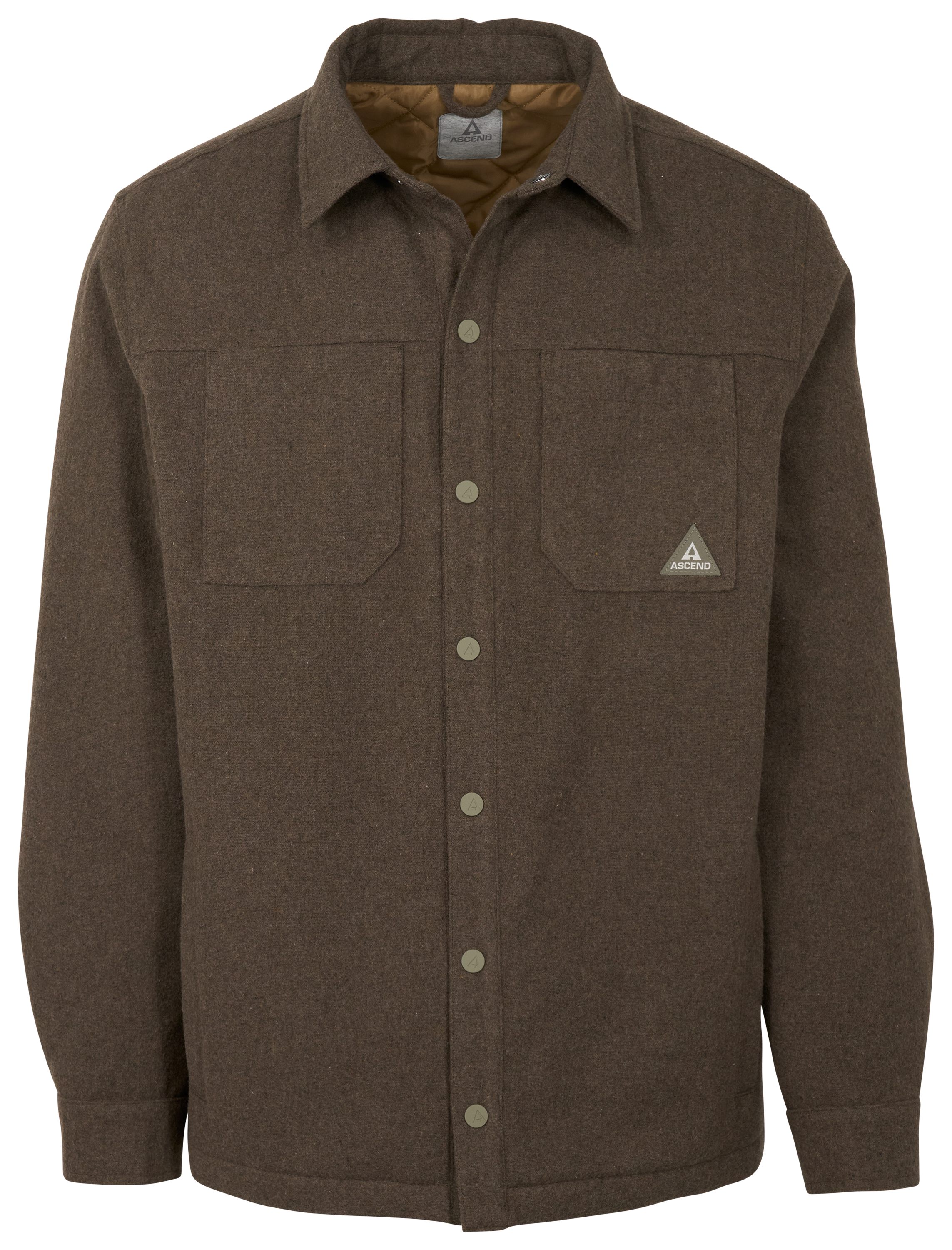 Image of Ascend Two Rivers Long-Sleeve Shirt Jacket - Bark - XL