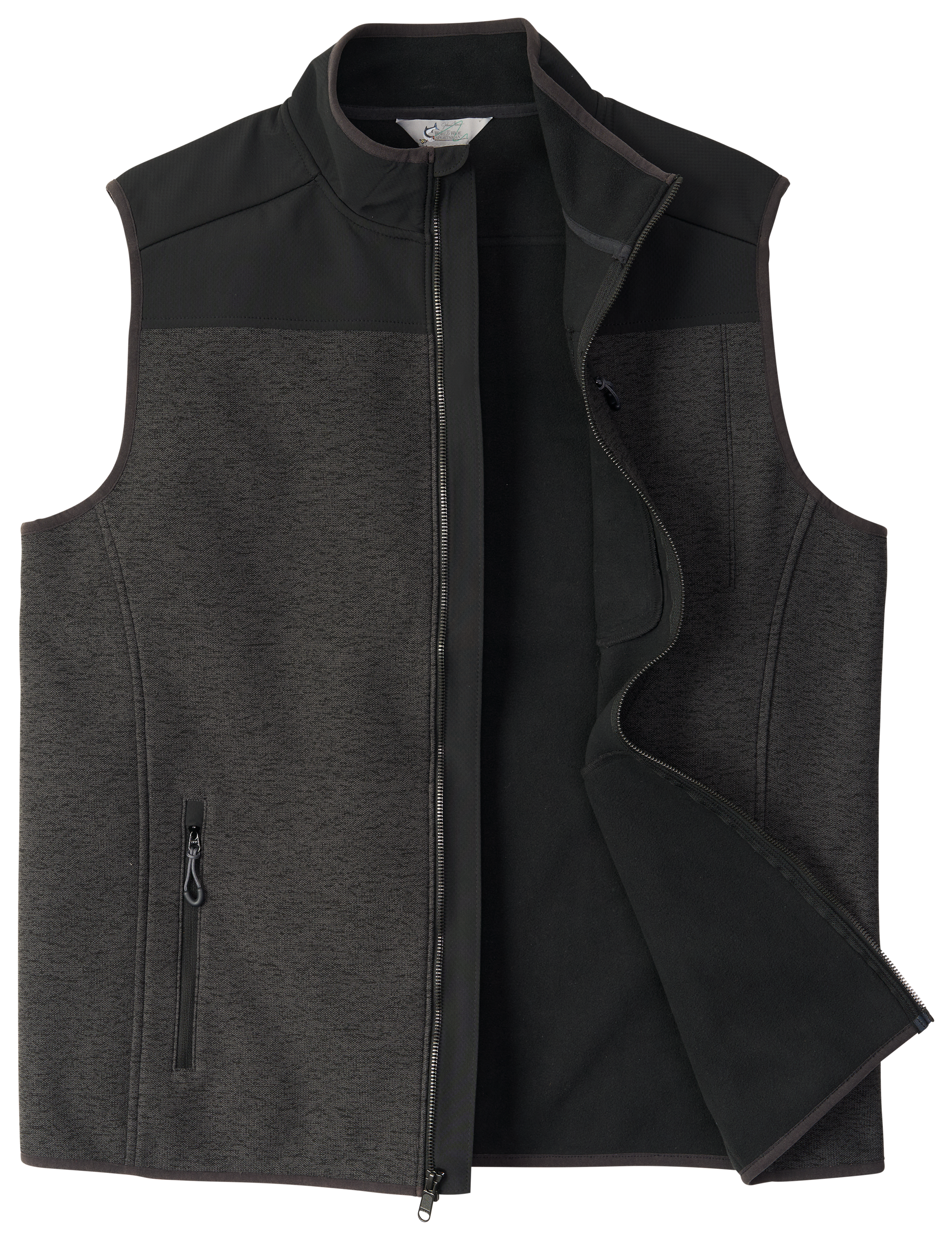 Image of World Wide Sportsman Echo Full-Zip Vest - Asphalt