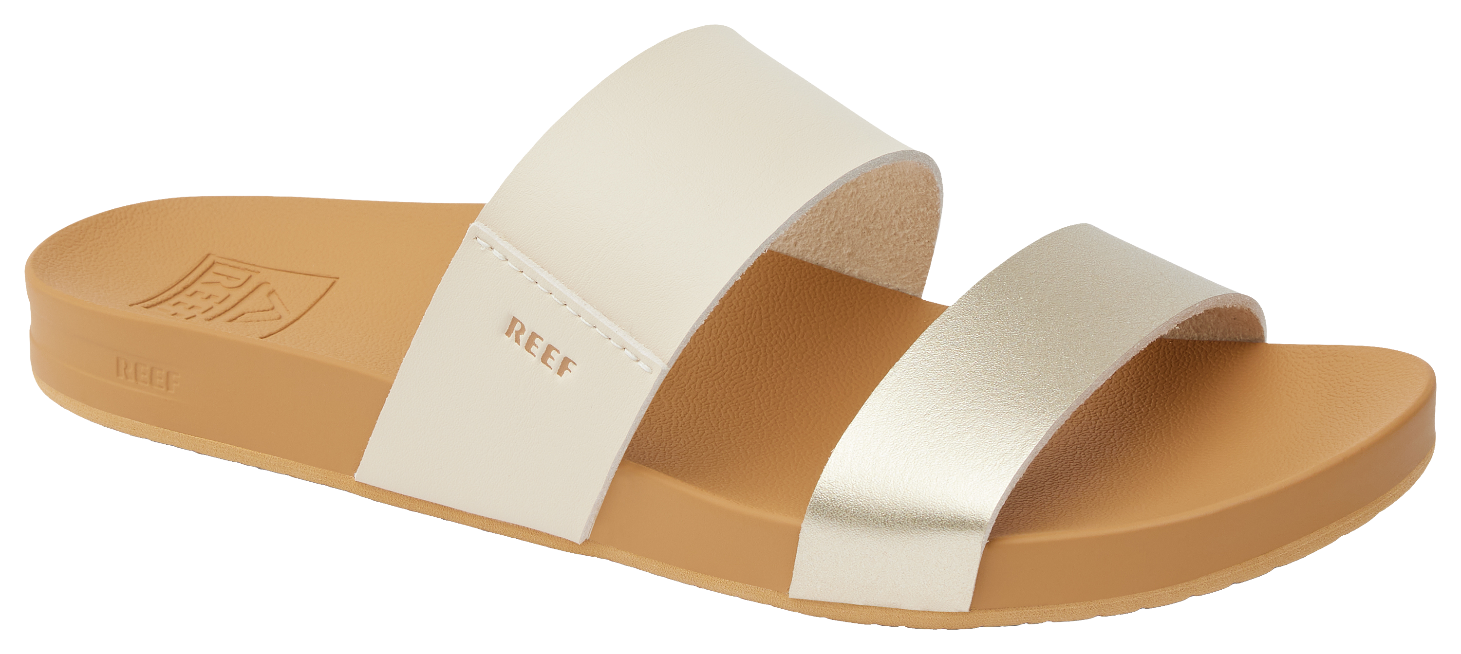 Image of Reef Cushion Vista Slide Sandals for Ladies