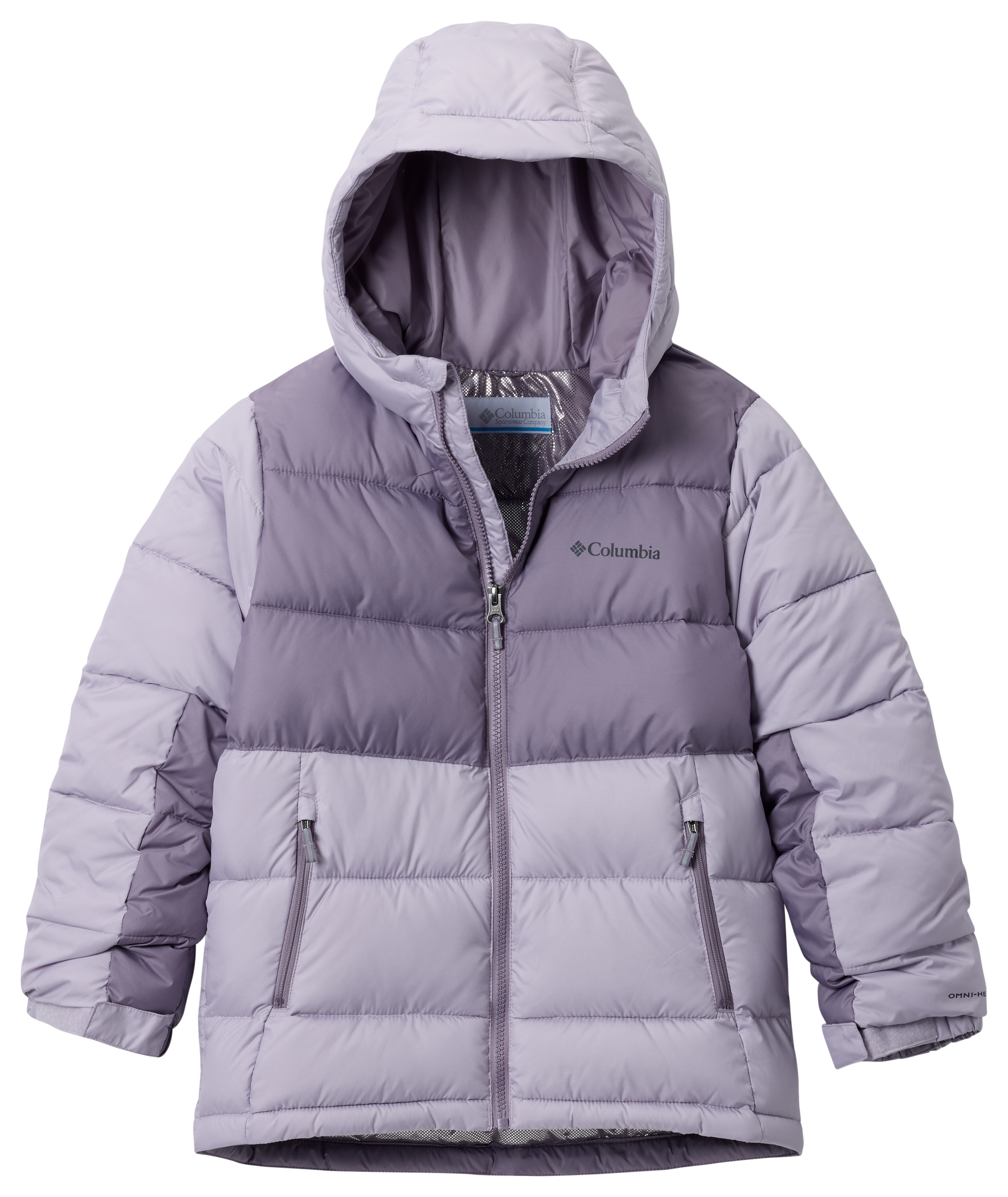 Image of Columbia Pike Lake II Hooded Jacket for Kids - Lavender Pearl/Shale Purple - M
