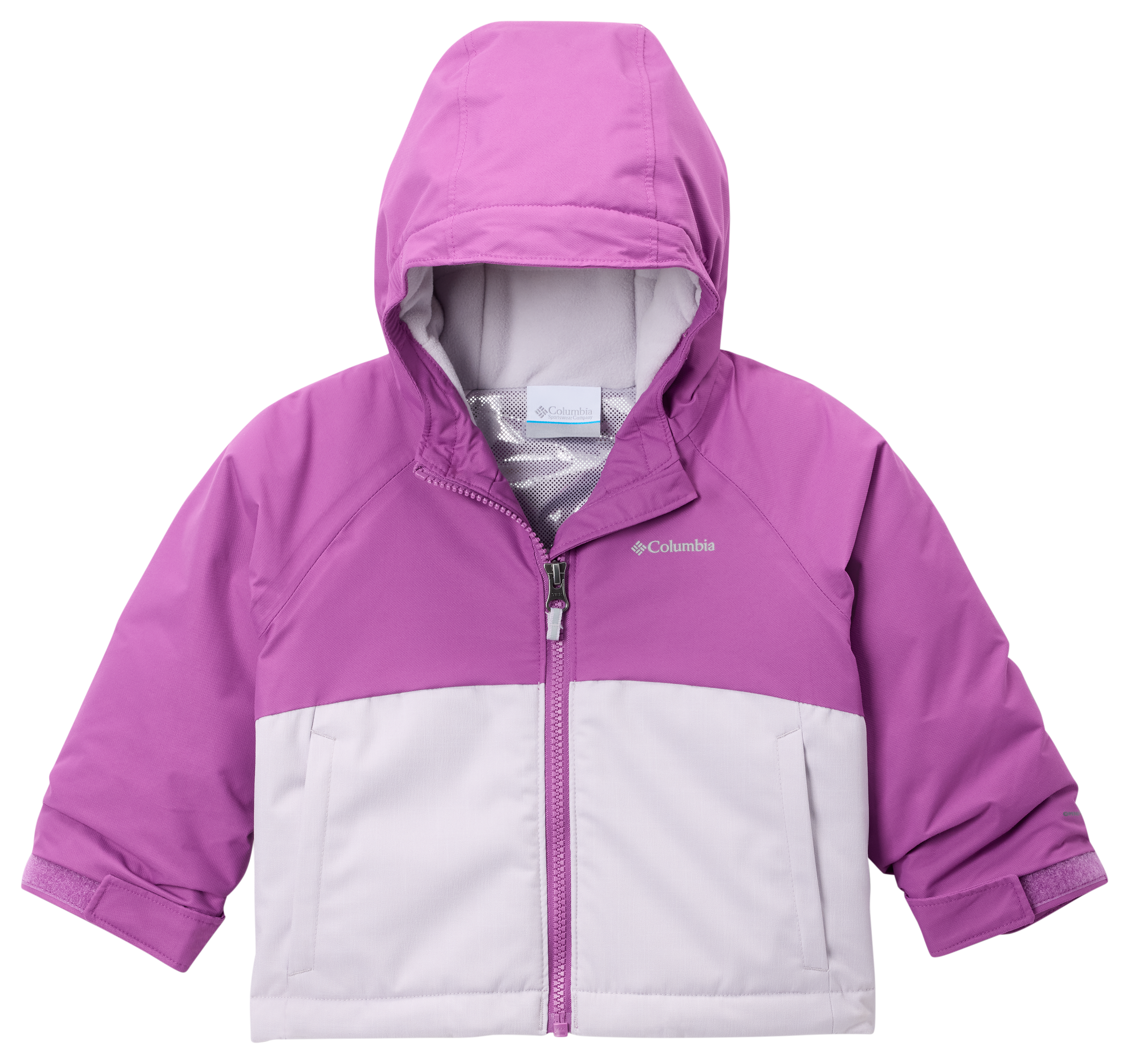Image of Columbia Alpine Action III Jacket for Toddlers - Lavender Pearl Melange/Razzle - 3T