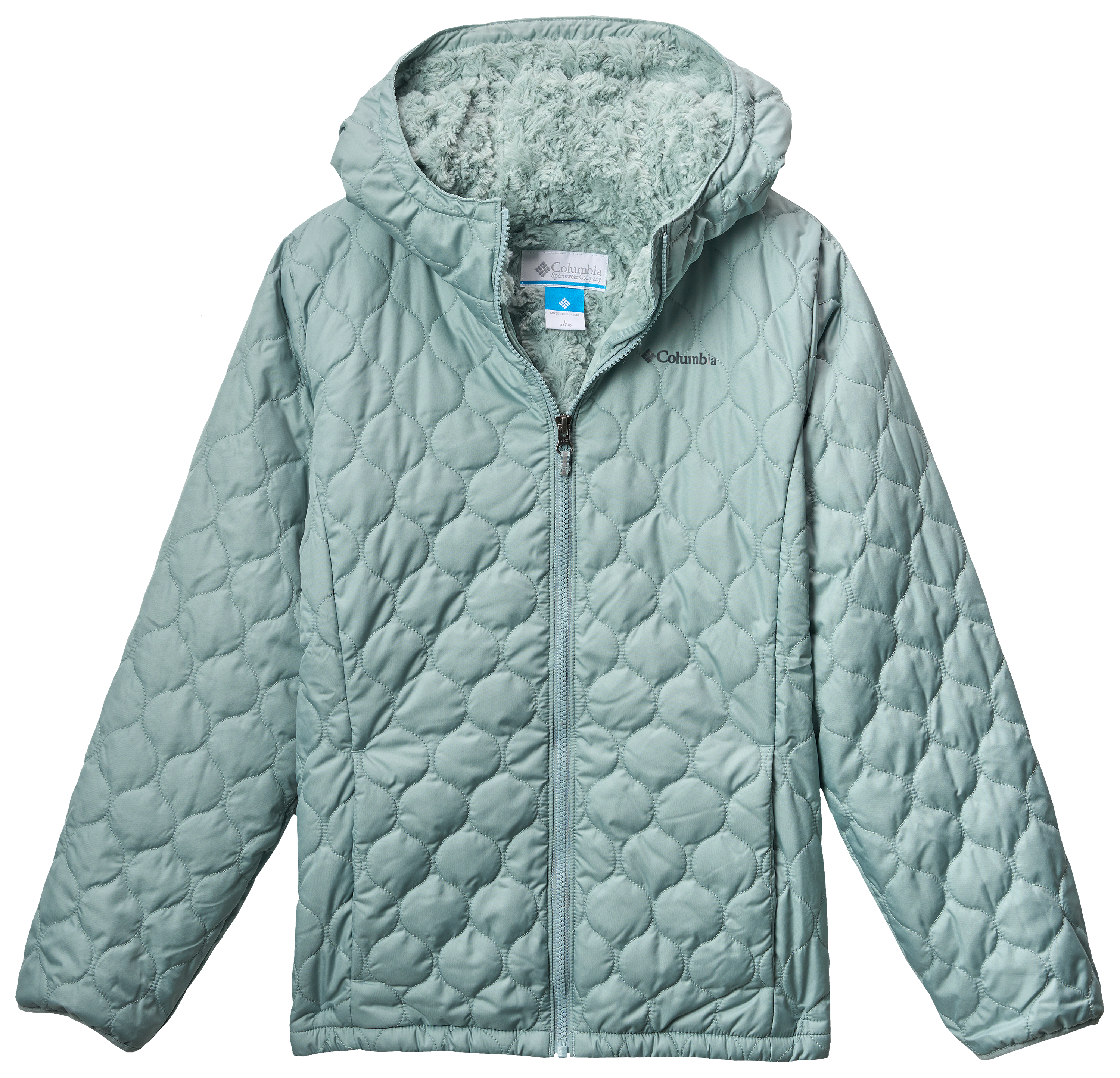 Image of Columbia Bella Plush II Jacket for Kids - Crushed Blue - M