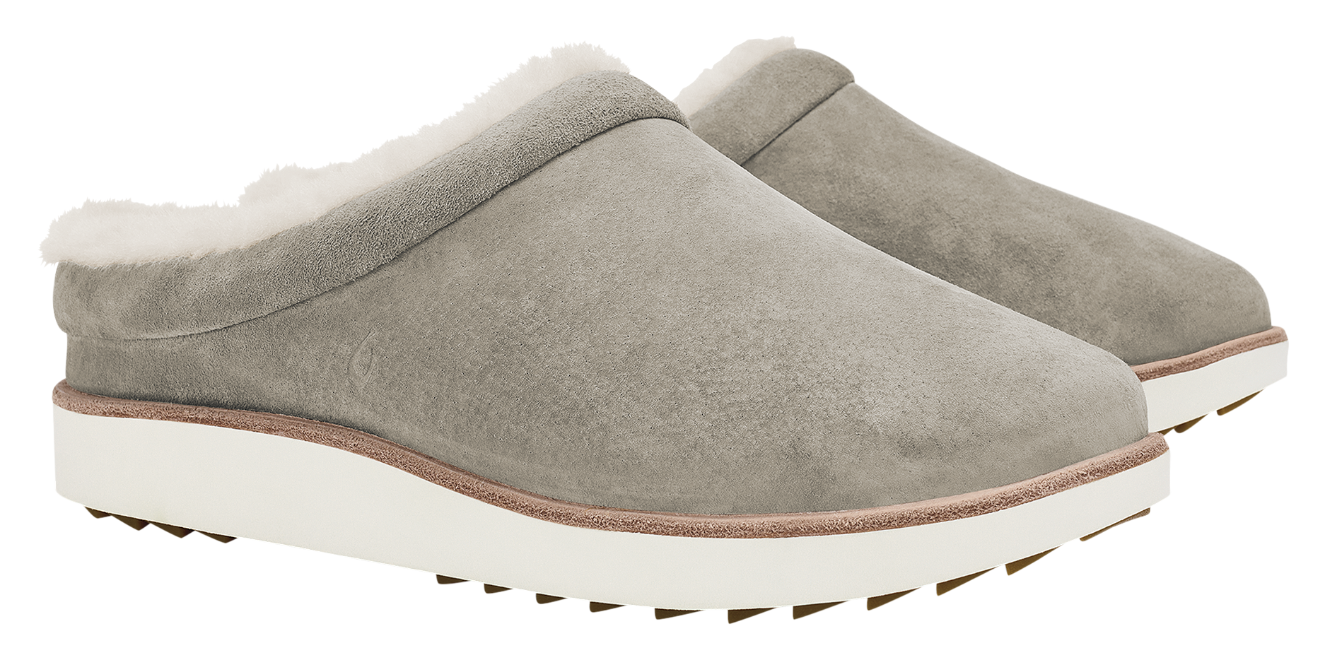 Image of OluKai Mani Slippers for Ladies - Taupe Grey/Sand