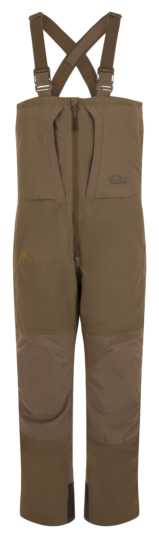 Image of Drake Waterfowl LST BMF Pit Bibs for Men - Mud Brown