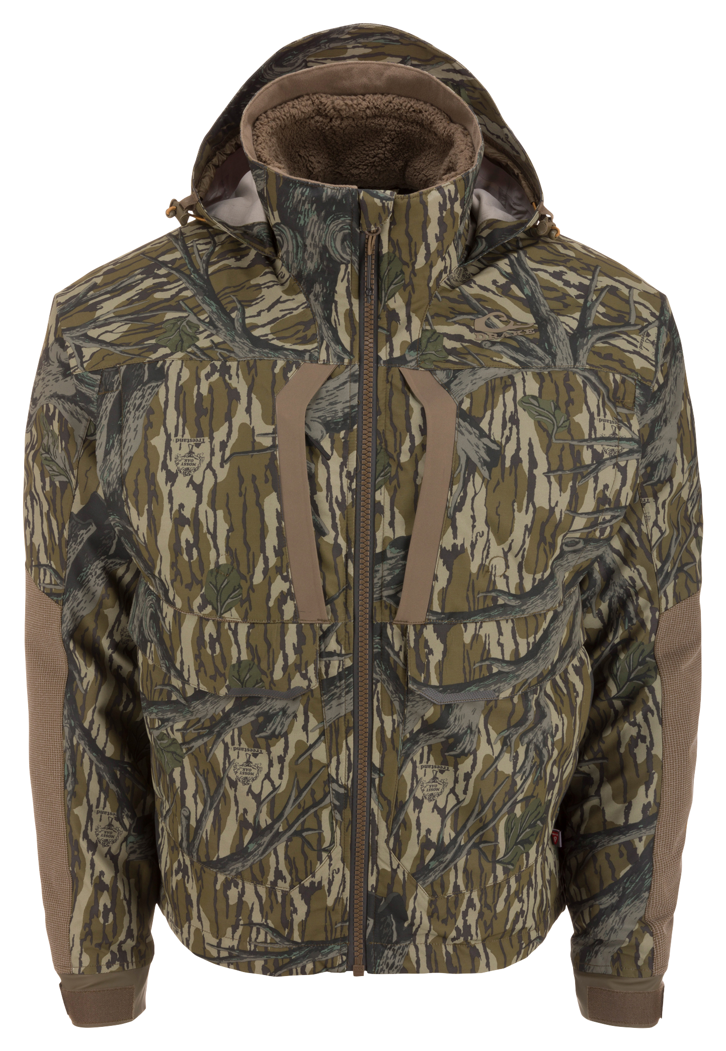 Drake Waterfowl LST BMF 3-in-1 Pit Jacket for Men - Mossy Oak Original Treestand - 2XL
