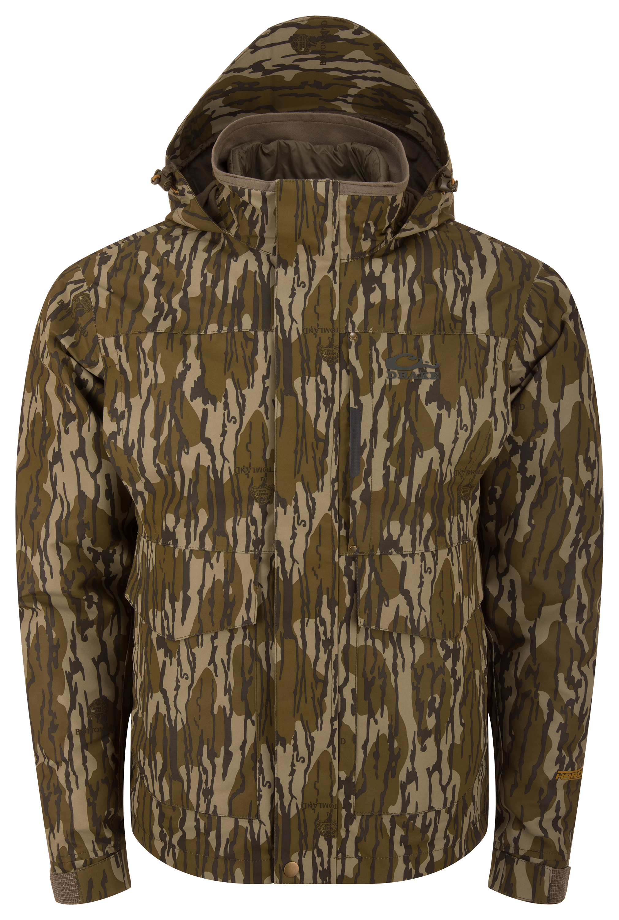 Image of Drake Waterfowl LST Hardline 3-in-1 Jacket for Men - Mossy Oak Bottomland - XL