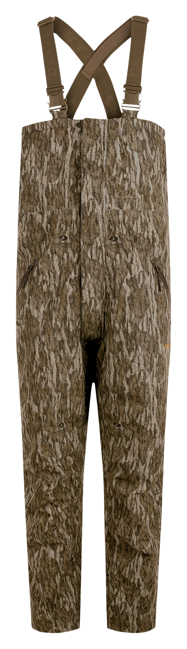 Image of Drake Waterfowl LST Hardline Insulated Bibs for Men - Mossy Oak Bottomland - 2XL